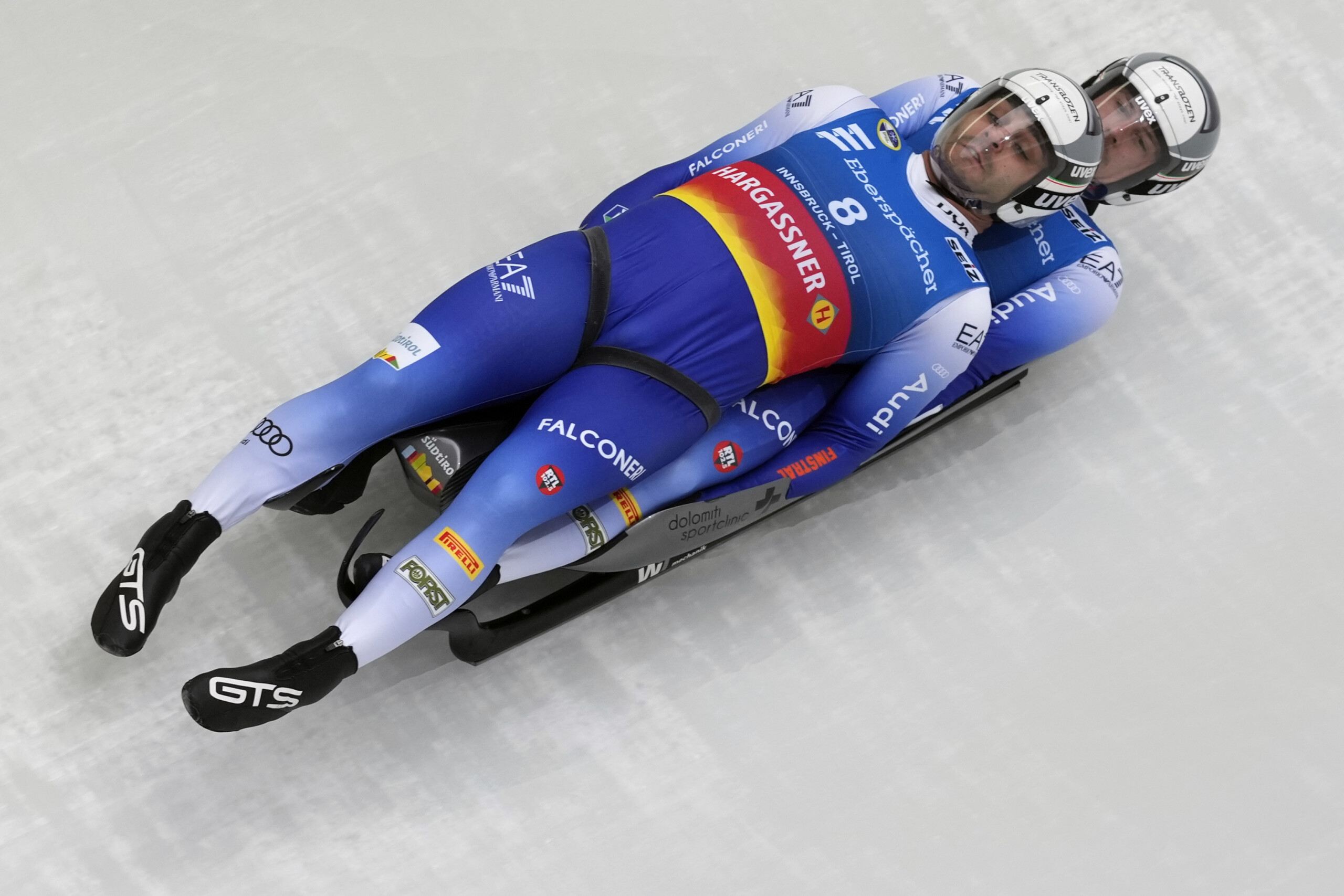 luge world cup german victory in mens doubles in sigulda italian pair 11th scaled