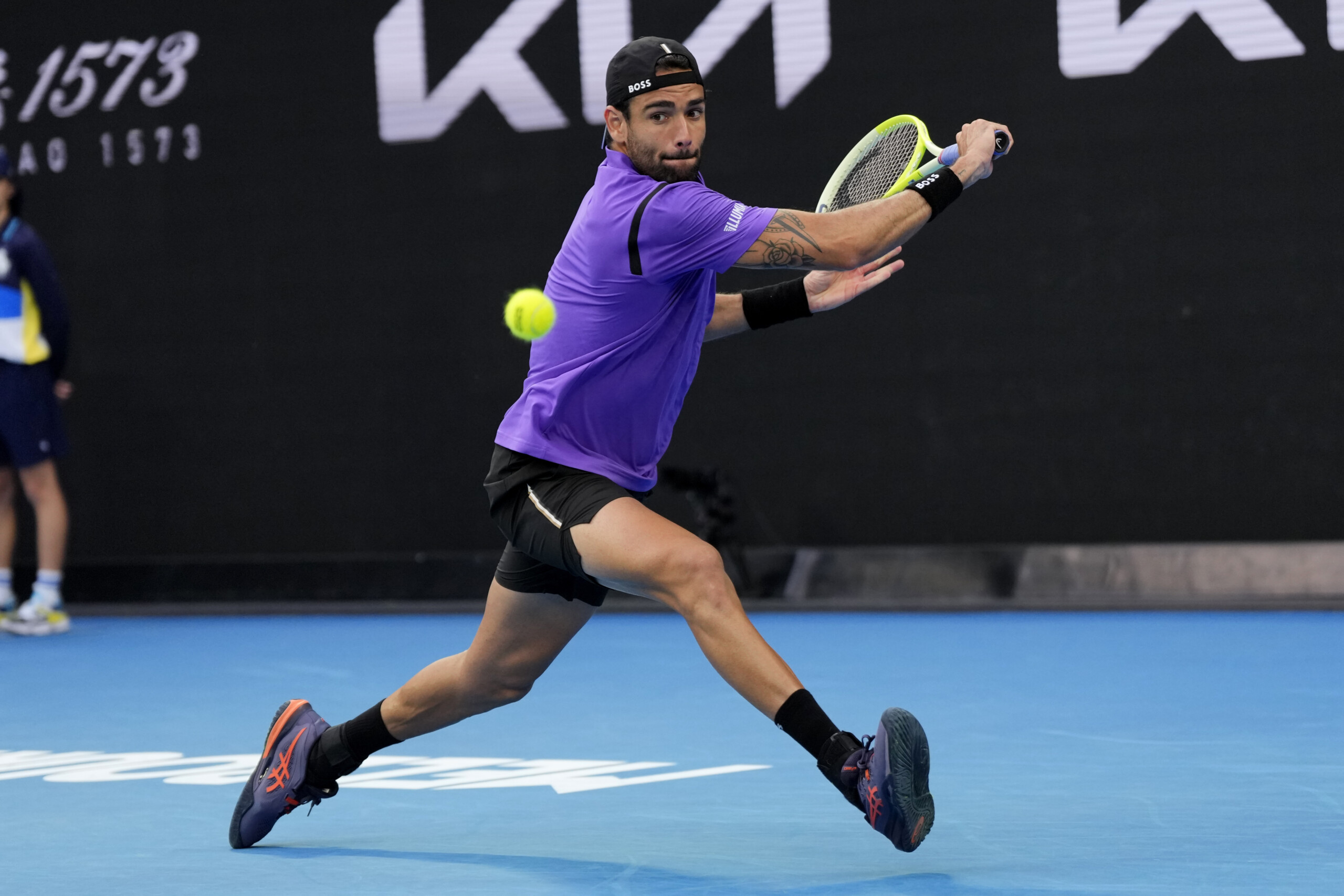 australian open berrettini falls in four sets against rune scaled