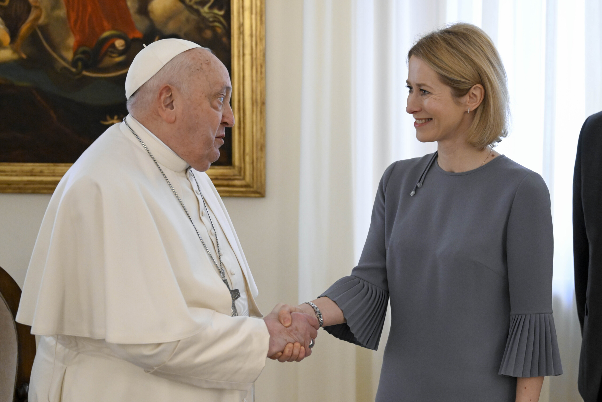 vatican pope holds regular audiences bergoglio receives kaja kallas scaled