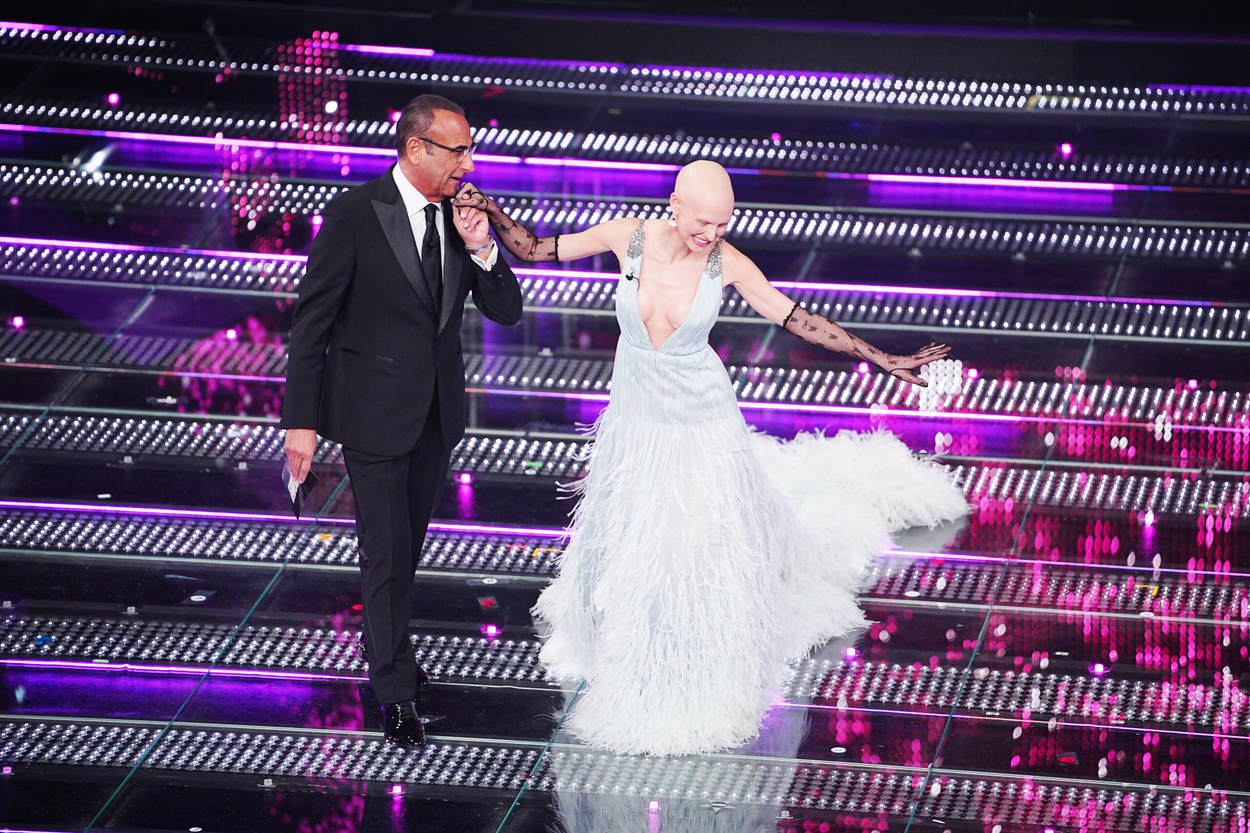 sanremo second night viewership 11 7 million spectators and 64 5 share scaled