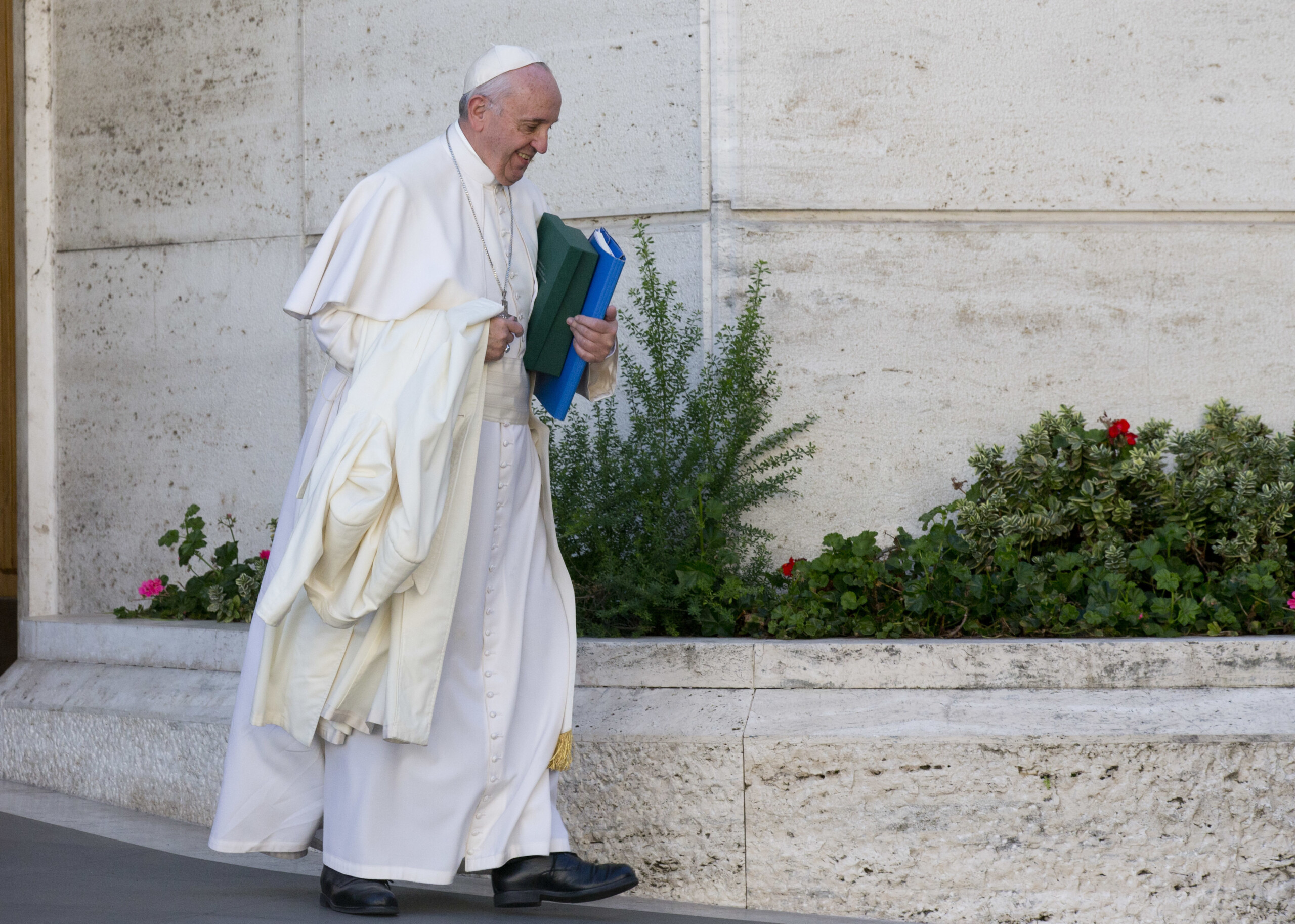 pope francis bruni his presence at easter improvements will be evaluated scaled