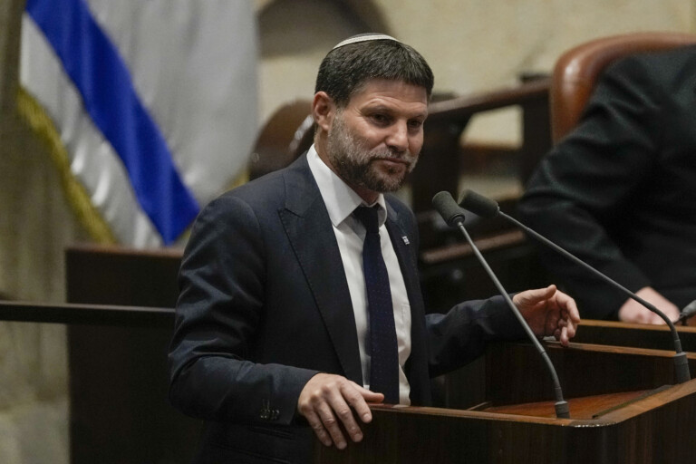 middle east smotrich occupy gaza and military government to free hostages