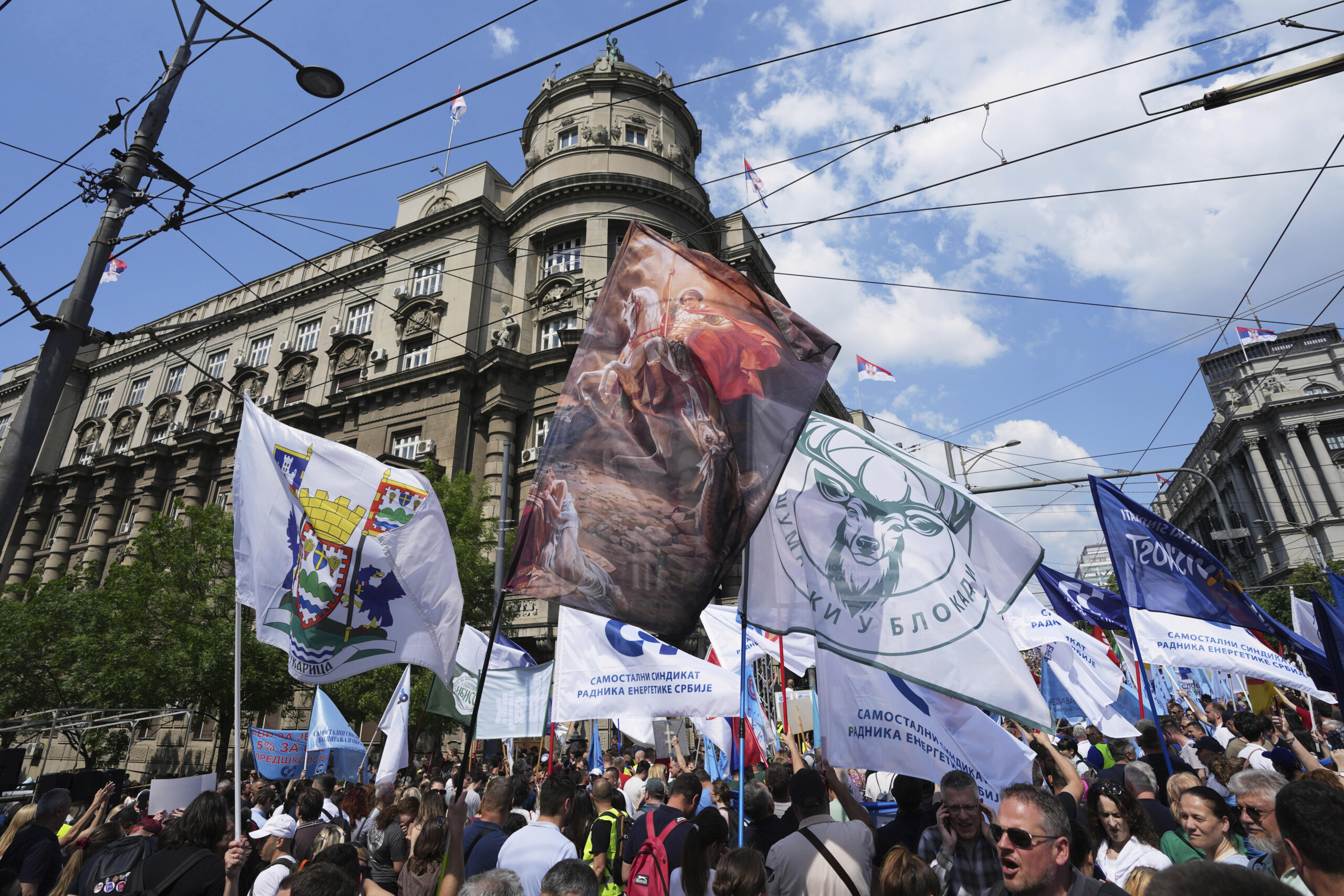 may 1st thousands in serbia commemorate 6 months since novi sad station collapse scaled