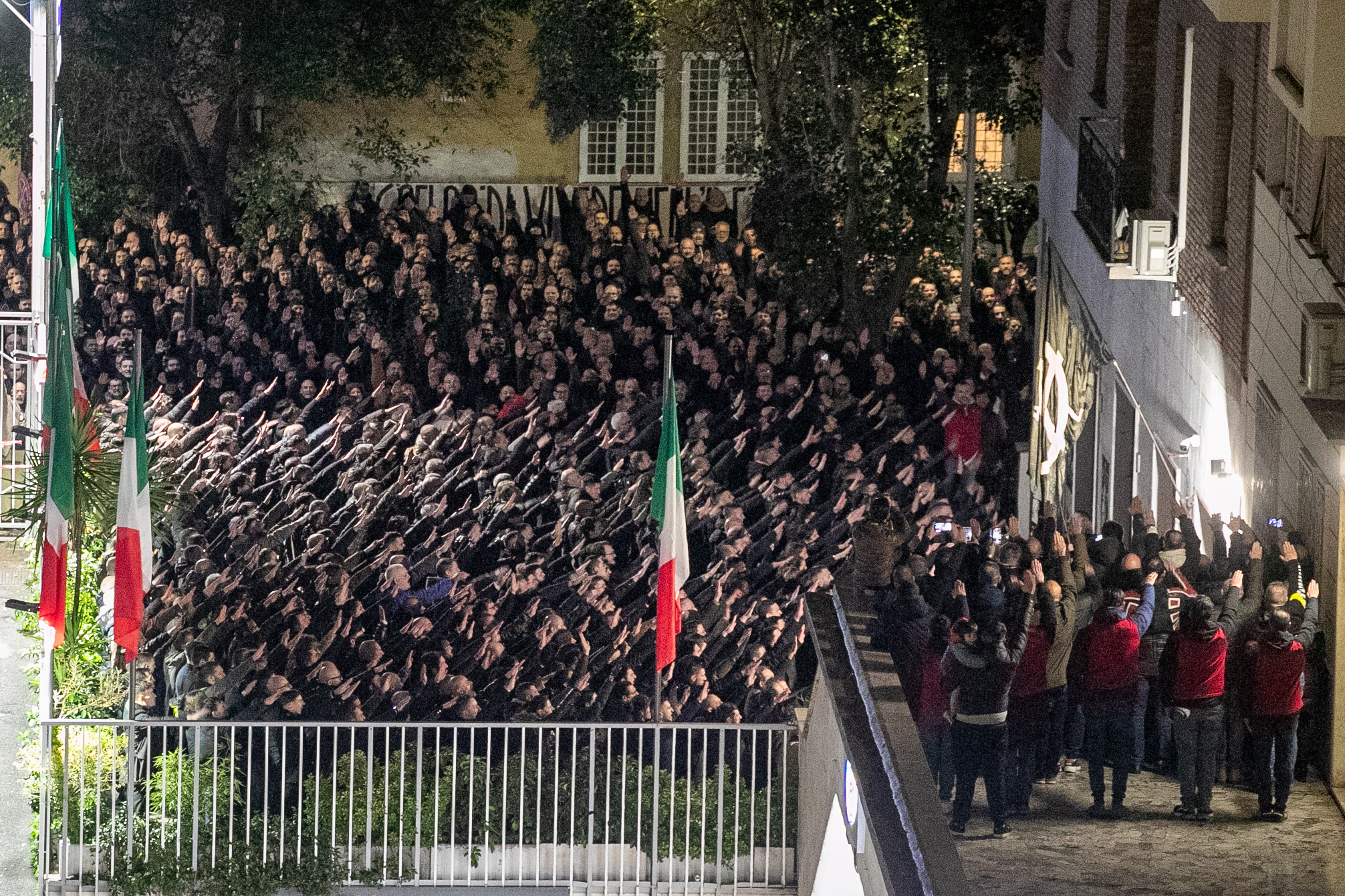 roman salutes at acca larentia commemoration 29 risk trial