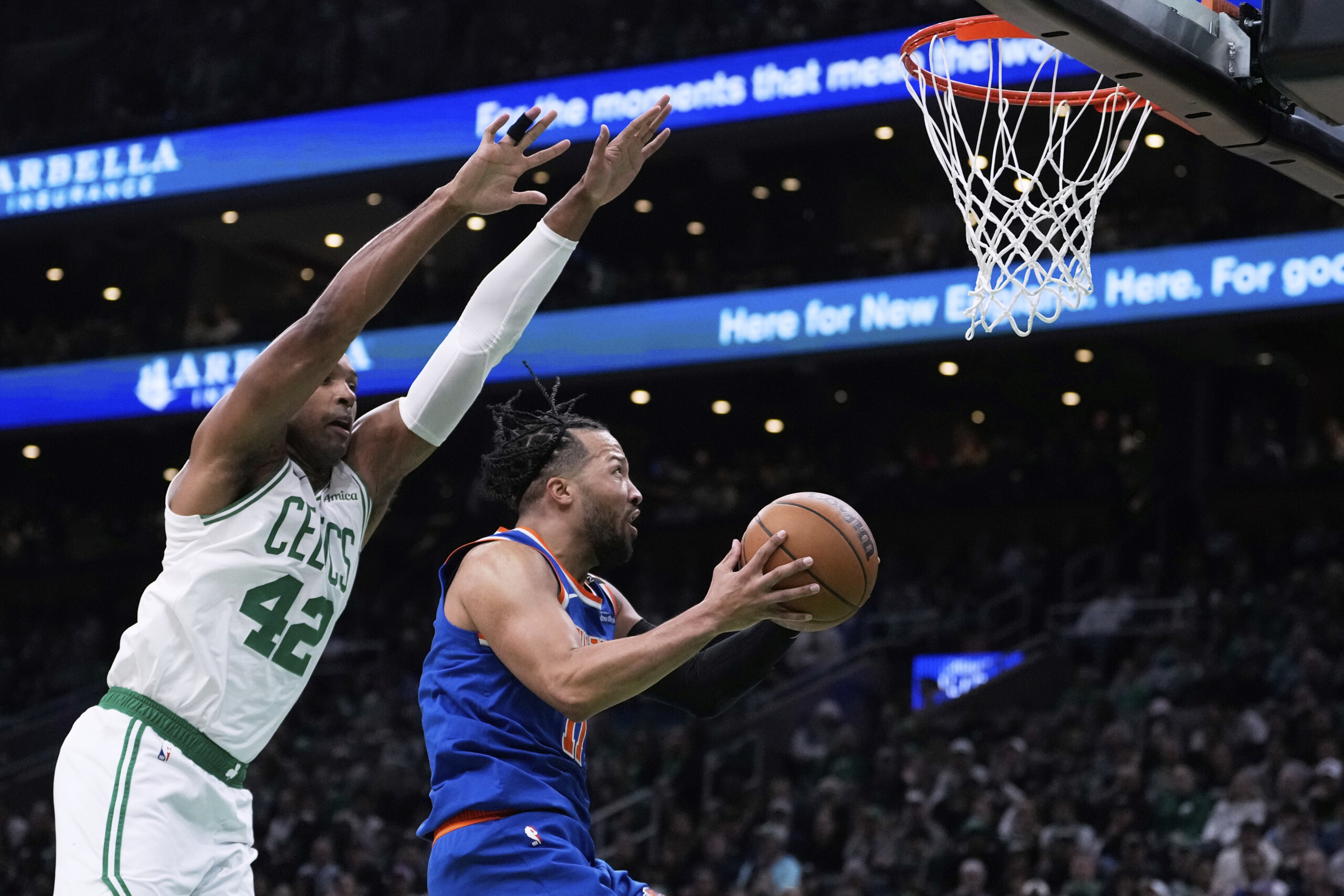 nba playoffs road wins for knicks and nuggets scaled