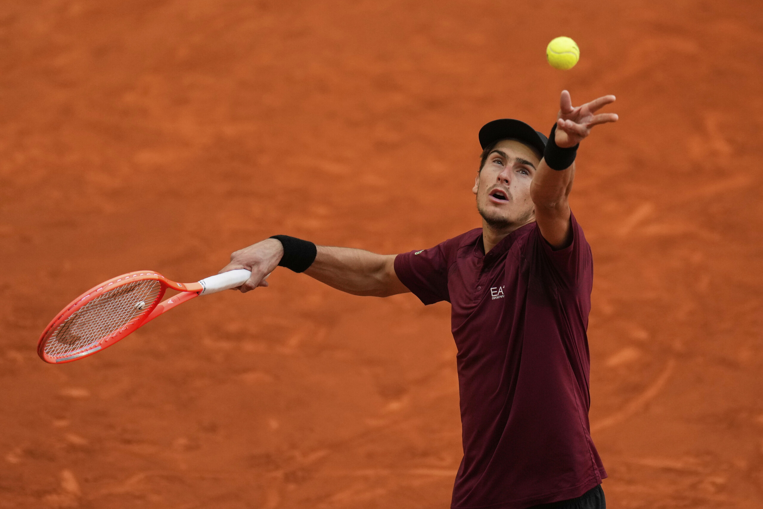 internazionali ditalia arnaldi eliminated in first round bautista agut wins in straight sets scaled