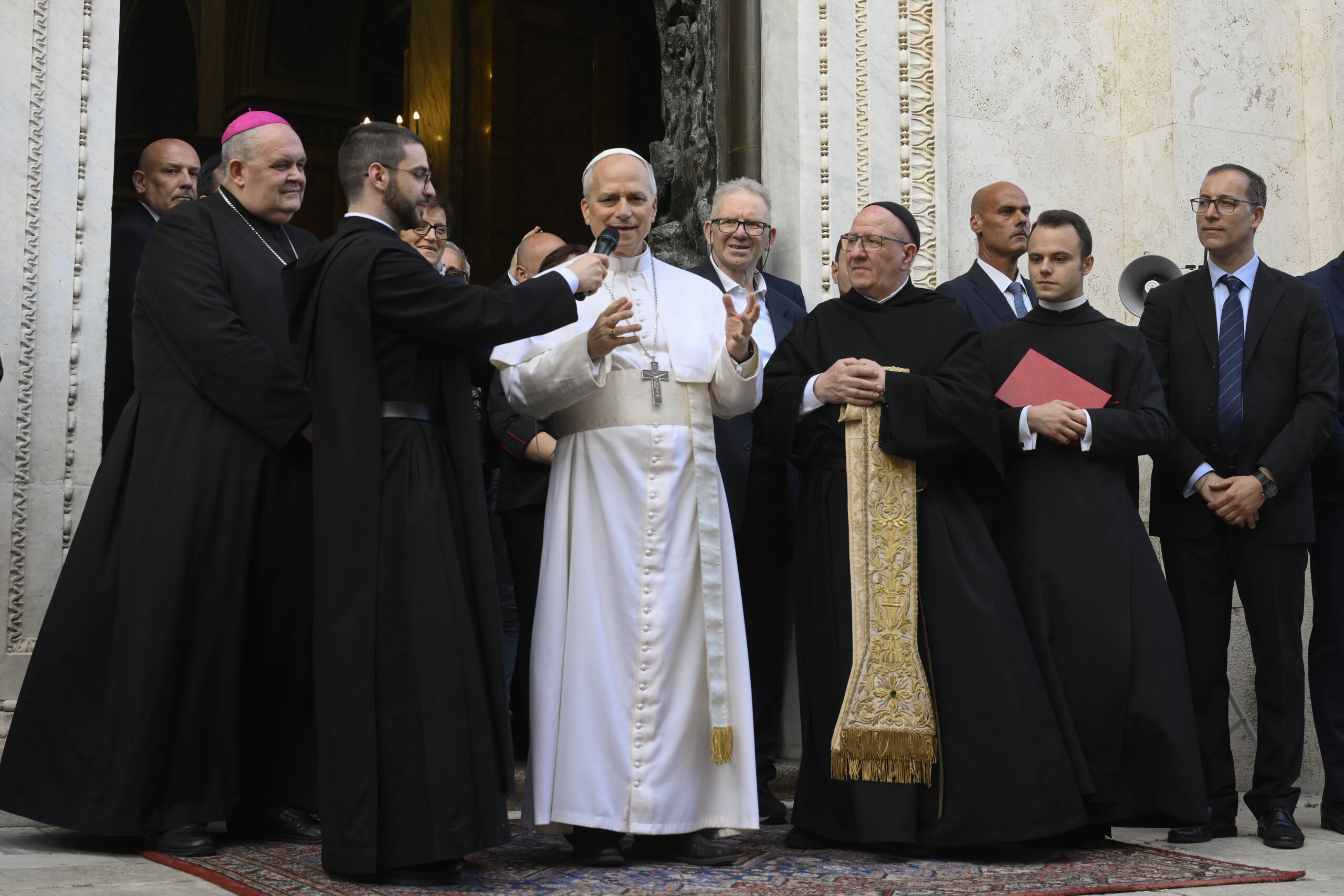 pope holy see leo xiv celebrated mass in the vatican grottoes scaled
