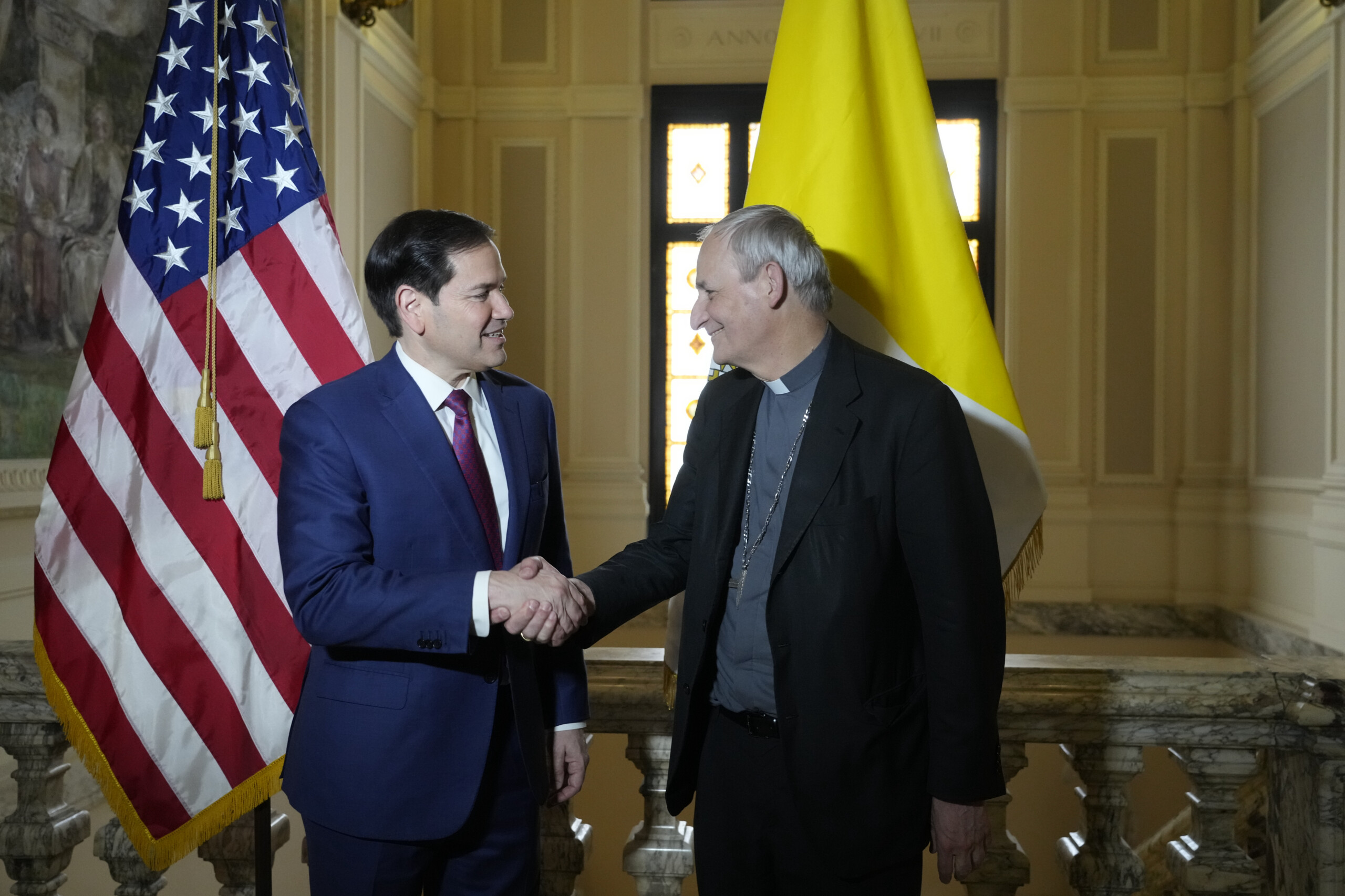 ukraine rubio meets zuppi vatican could host peace talks scaled