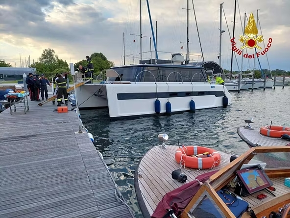 venice falls from catamaran and gets caught in the propeller woman dies