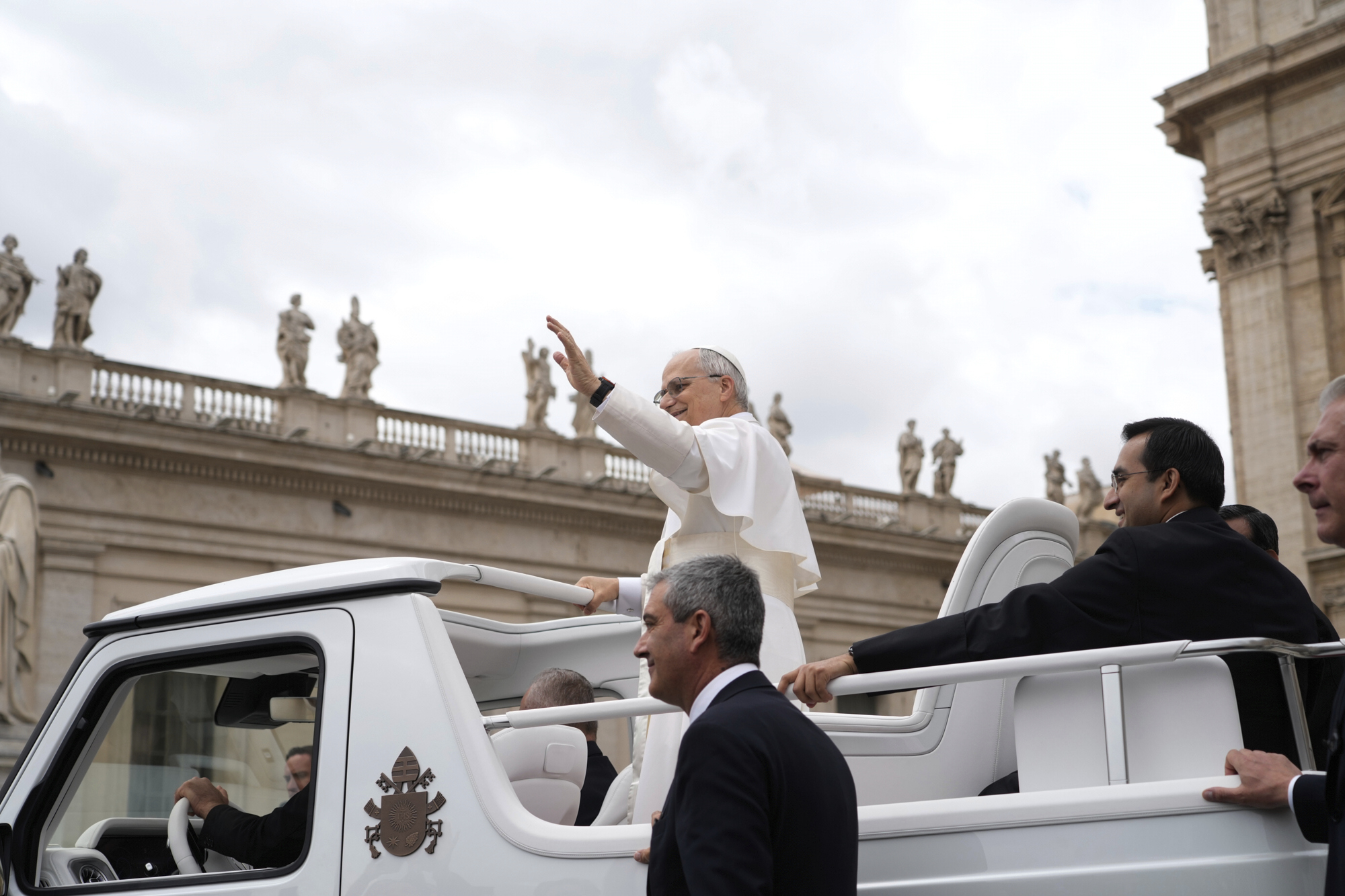 pope leo xiv will stop at the campidoglio on sunday