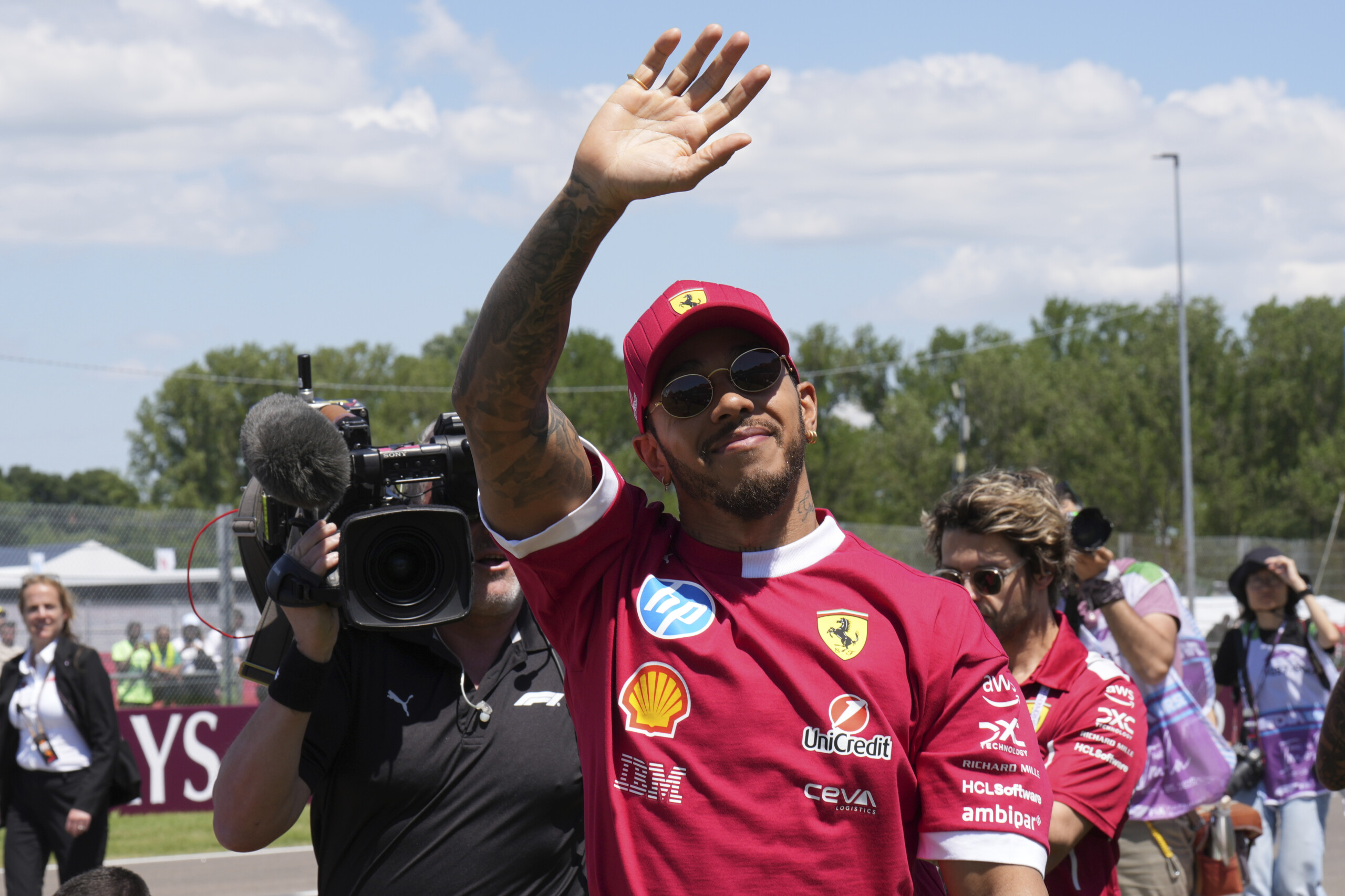 f1 hamilton excited and enthusiastic to drive a ferrari in monte carlo scaled