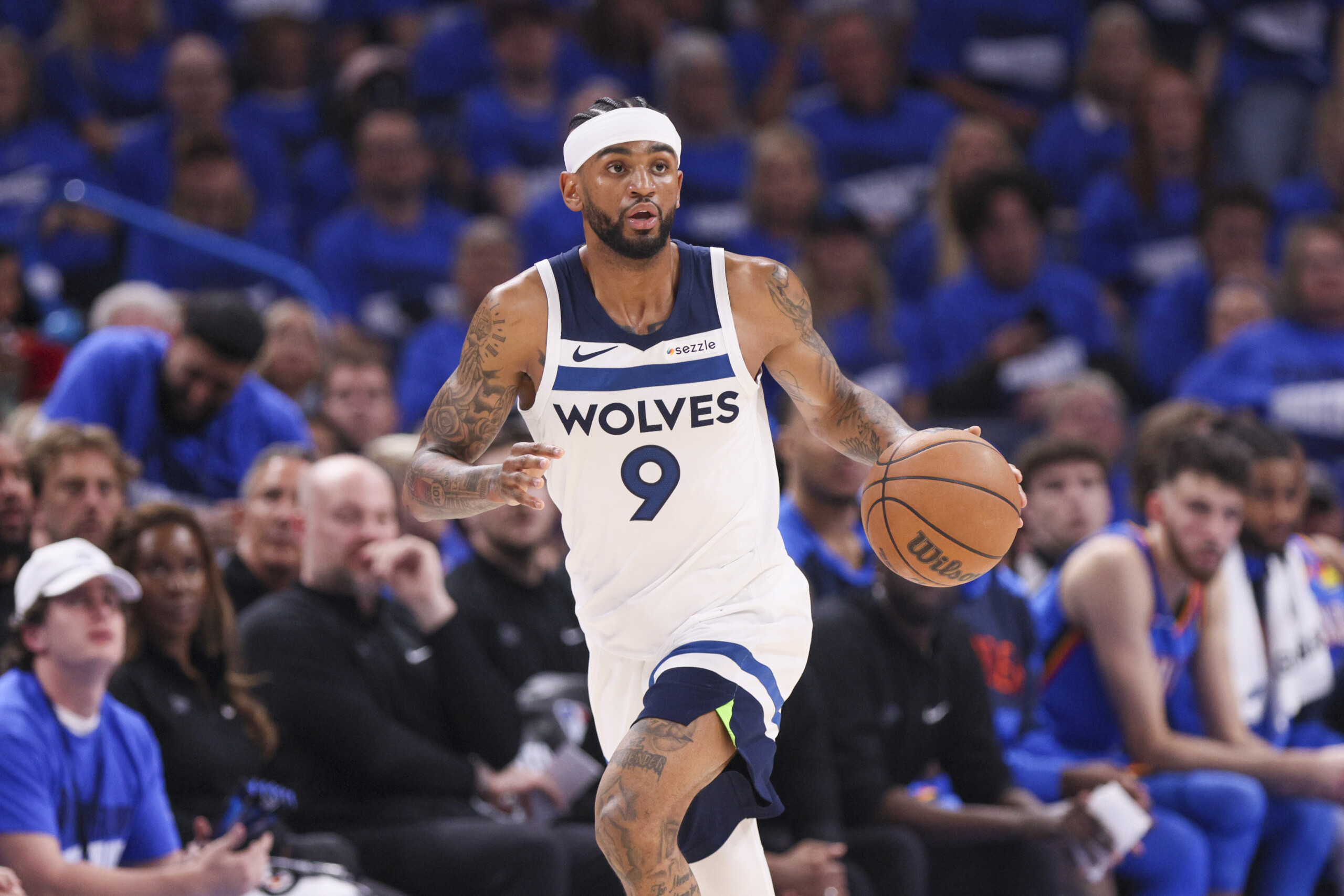 basketball nba minnesota beats oklahoma 143 101 thunder lead series 2 1 scaled