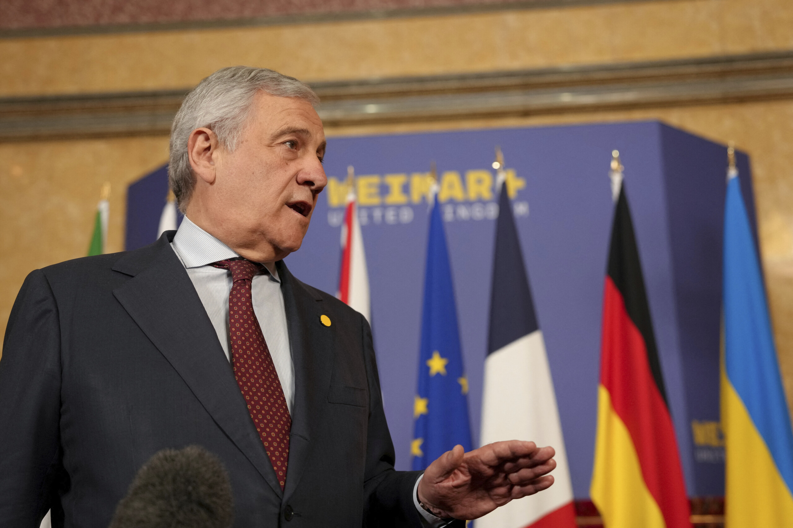 tariffs tajani von der leyen trump phone call thanks to italian diplomacy scaled