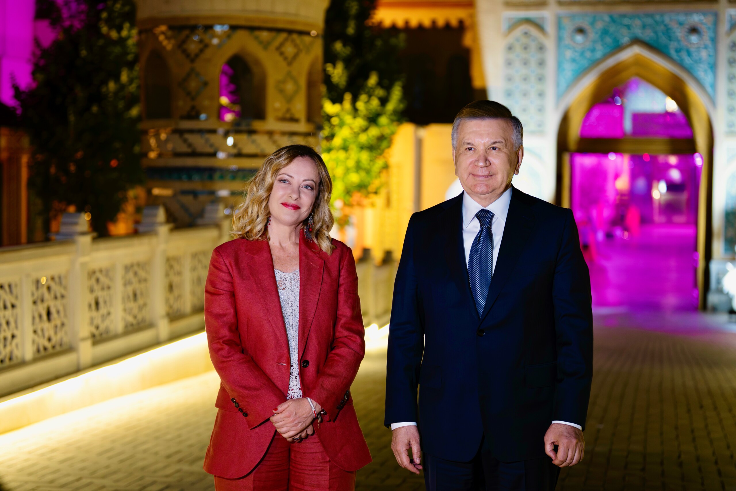 italy uzbekistan bilateral talks between meloni and mirziyoyev underway in samarkand scaled