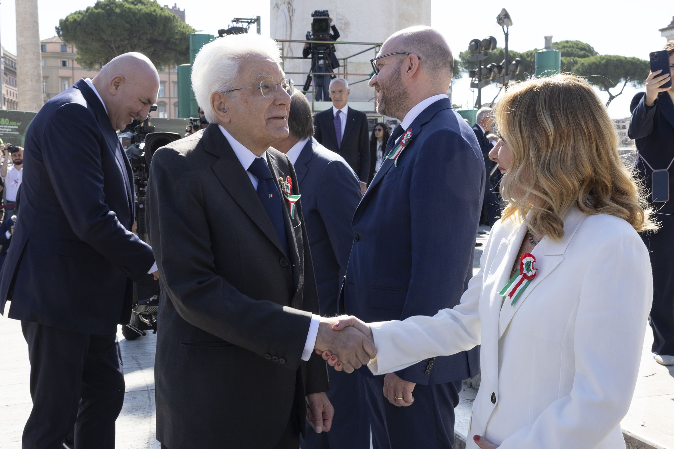 middle east meloni mattarellas words important in line with the government