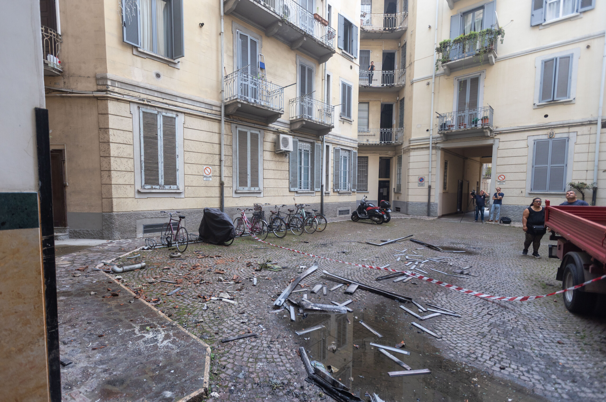 fire in milan 45 year old arrested i was angry i threw my cigarette on the carpet scaled