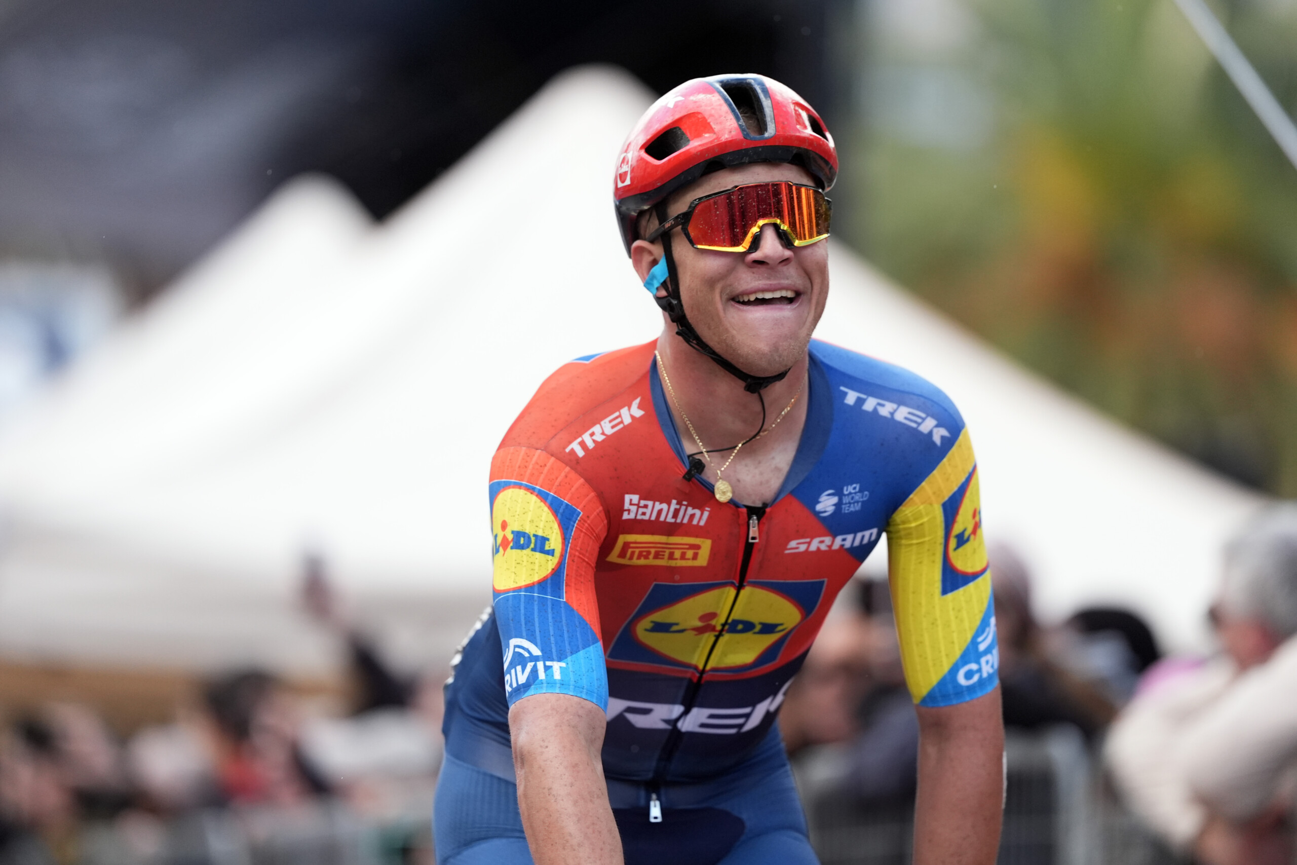 cycling criterium du dauphine milan wins stage 2 and takes overall lead scaled