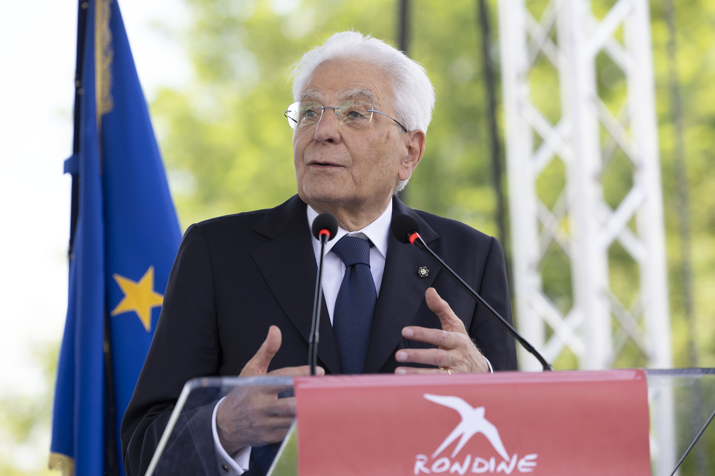 mattarella gaza situation unacceptable arab countries must be involved