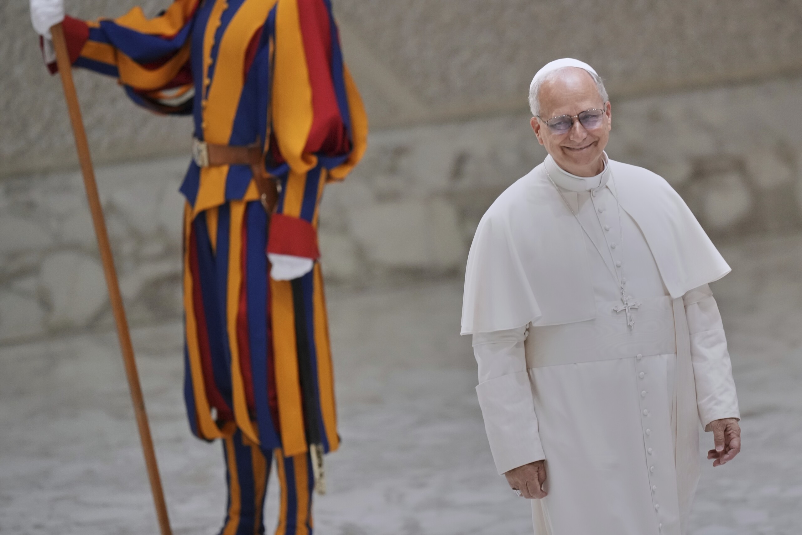 pope leo xiv to romes clergy let us strive to be credible priests scaled
