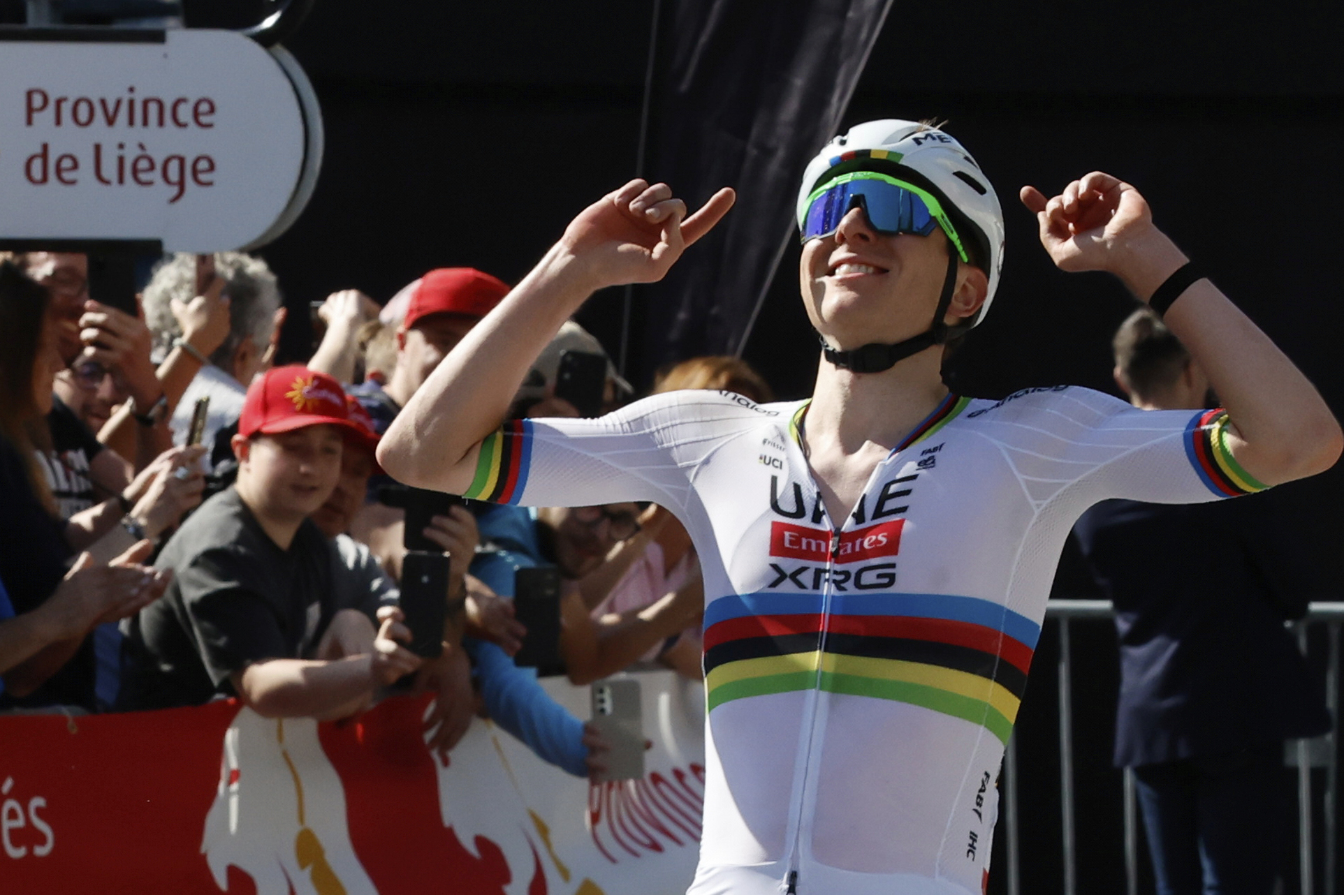 pogacar triumphs in the criterium du dauphine final stage in martinez