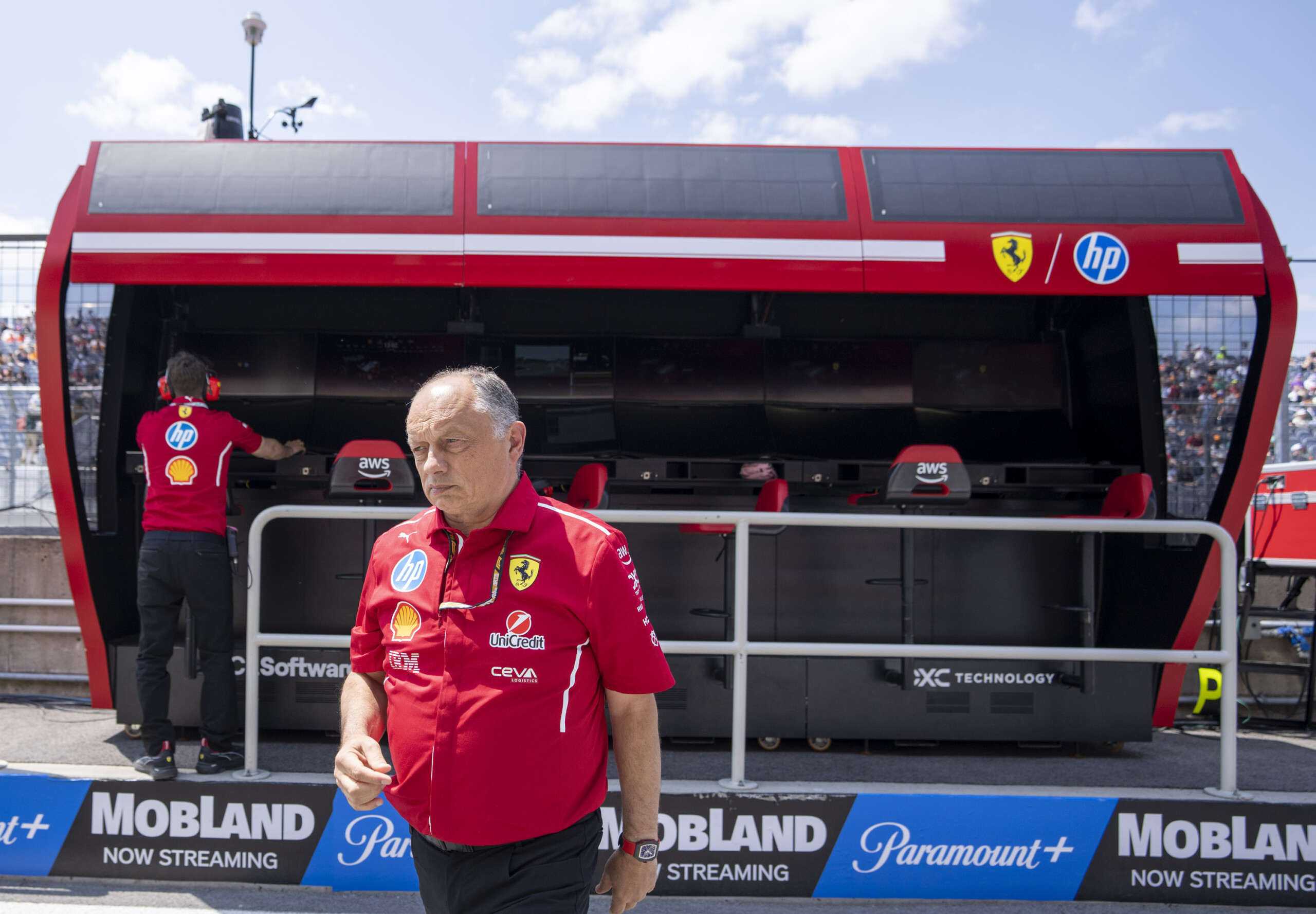 f1 austrian grand prix vasseur absent from ferrari pit wall for personal reasons scaled