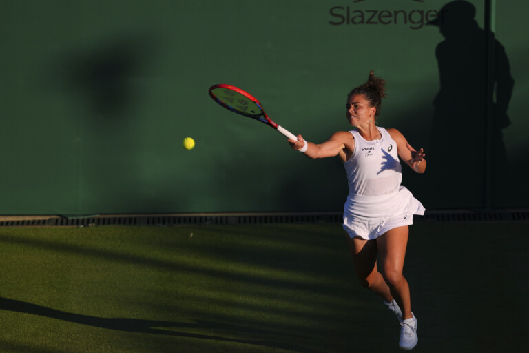 wimbledon paolini out in the second round defeated by russian rakhimova