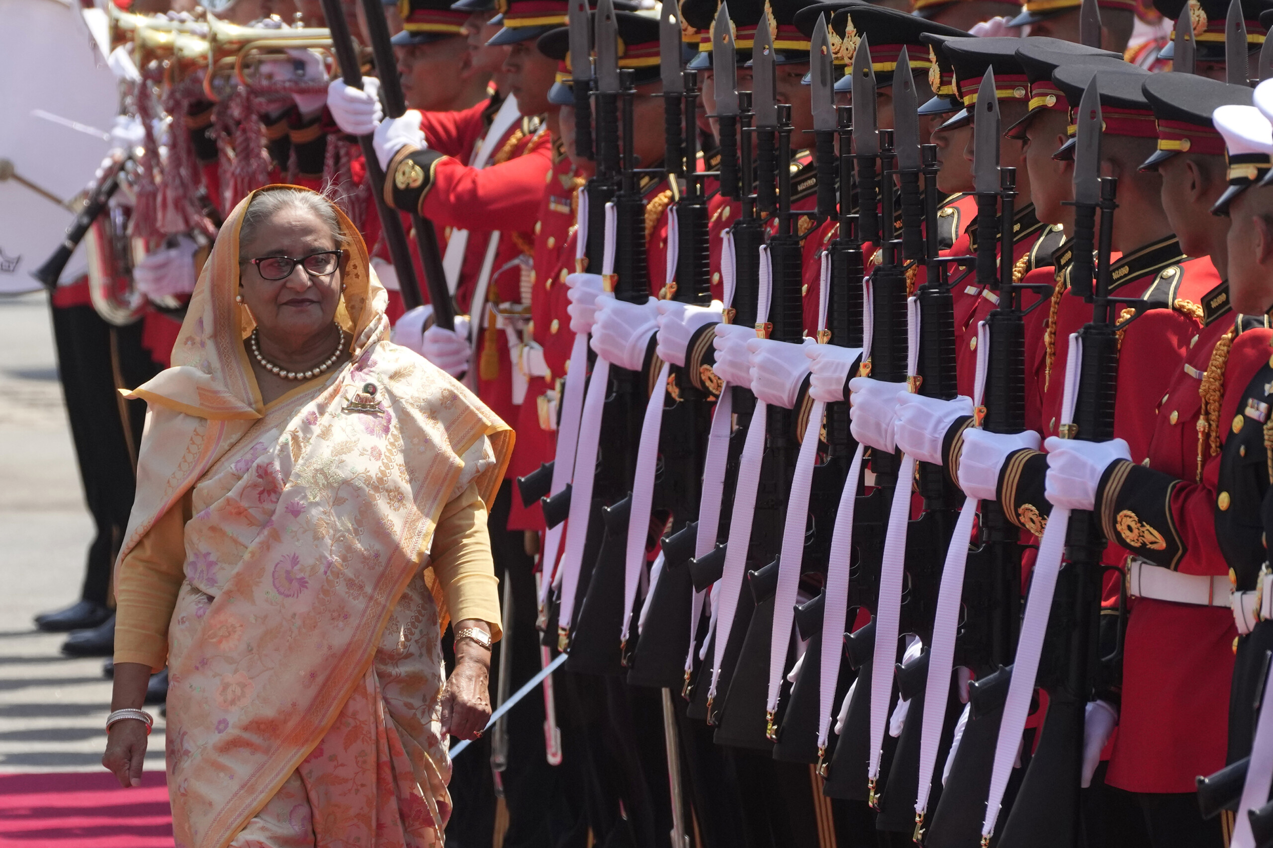 bangladesh former prime minister hasina charged with killing protesters scaled