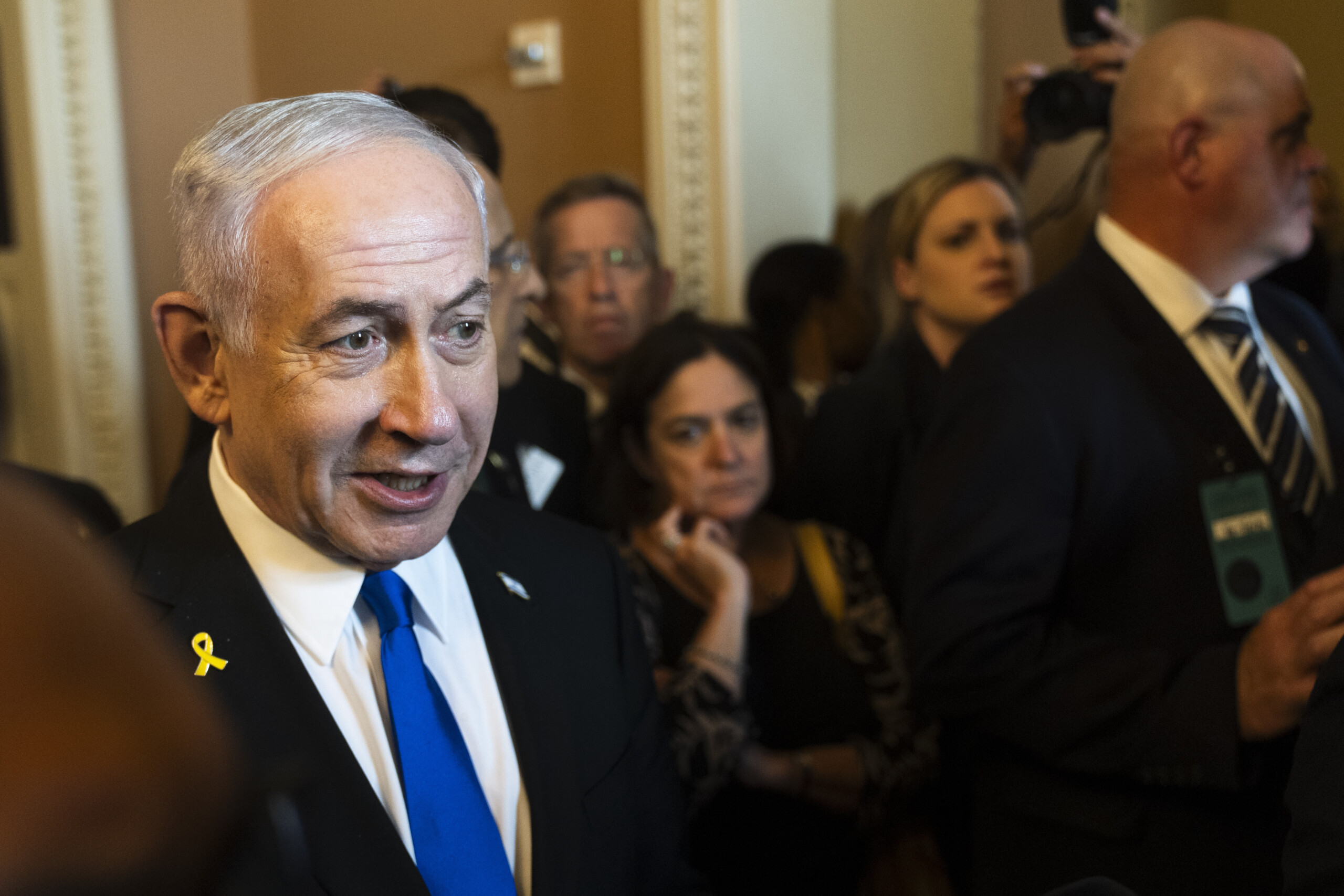 netanyahu to hostage families progress on gaza truce scaled