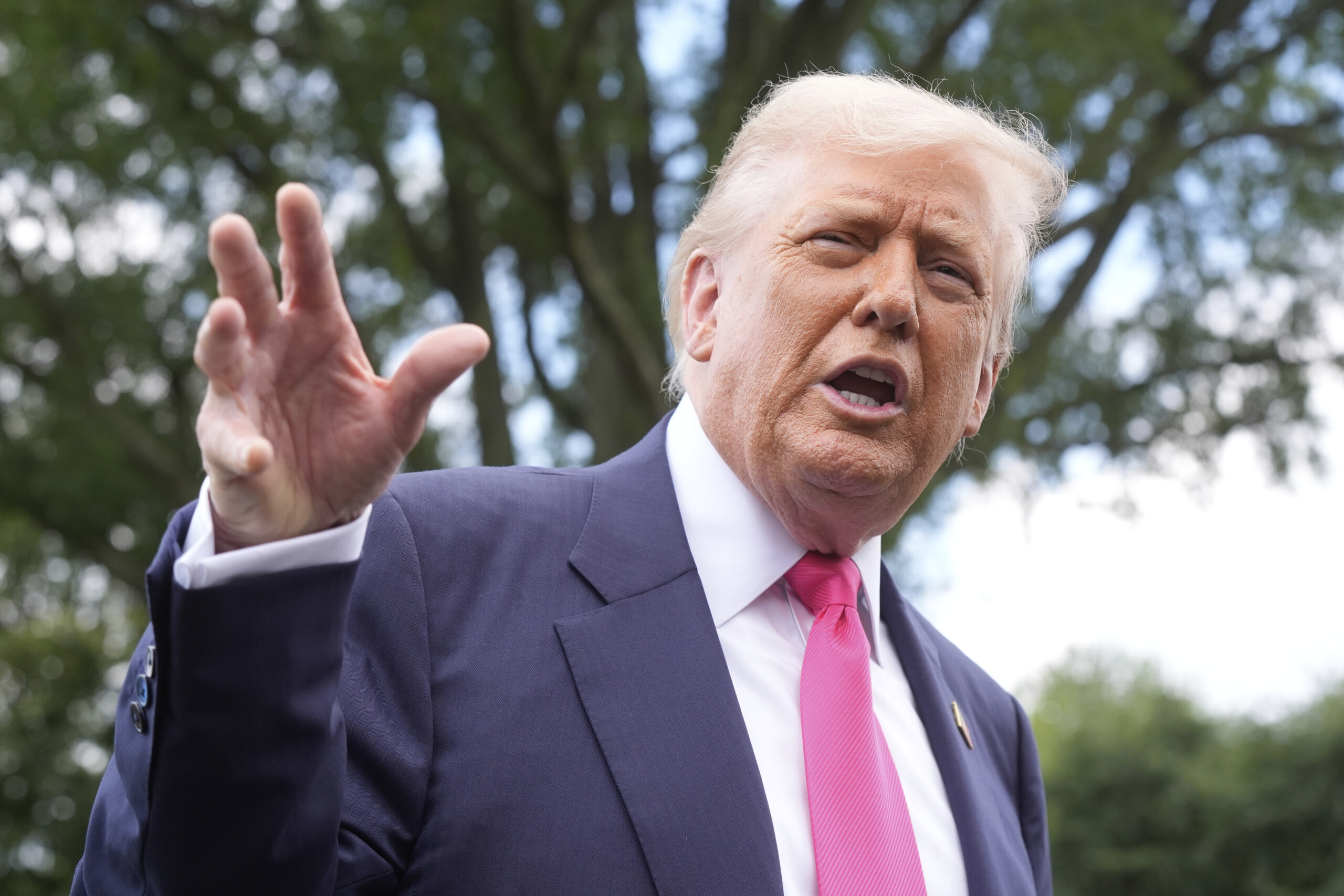 tariffs trump we are talking with the eu we are making progress scaled