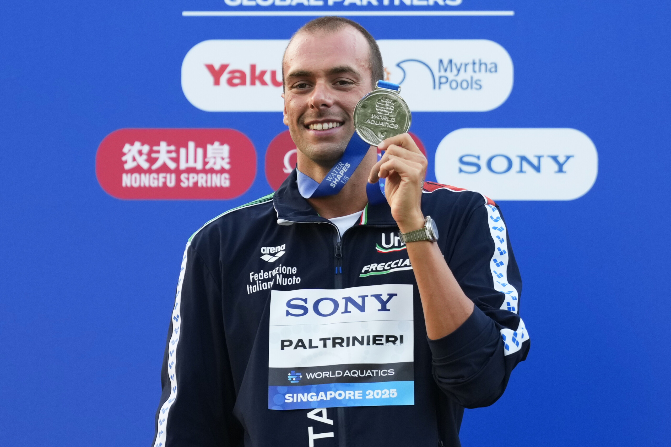 swimming world championships paltrinieri in the 5km with taped phalanx no pool races scaled