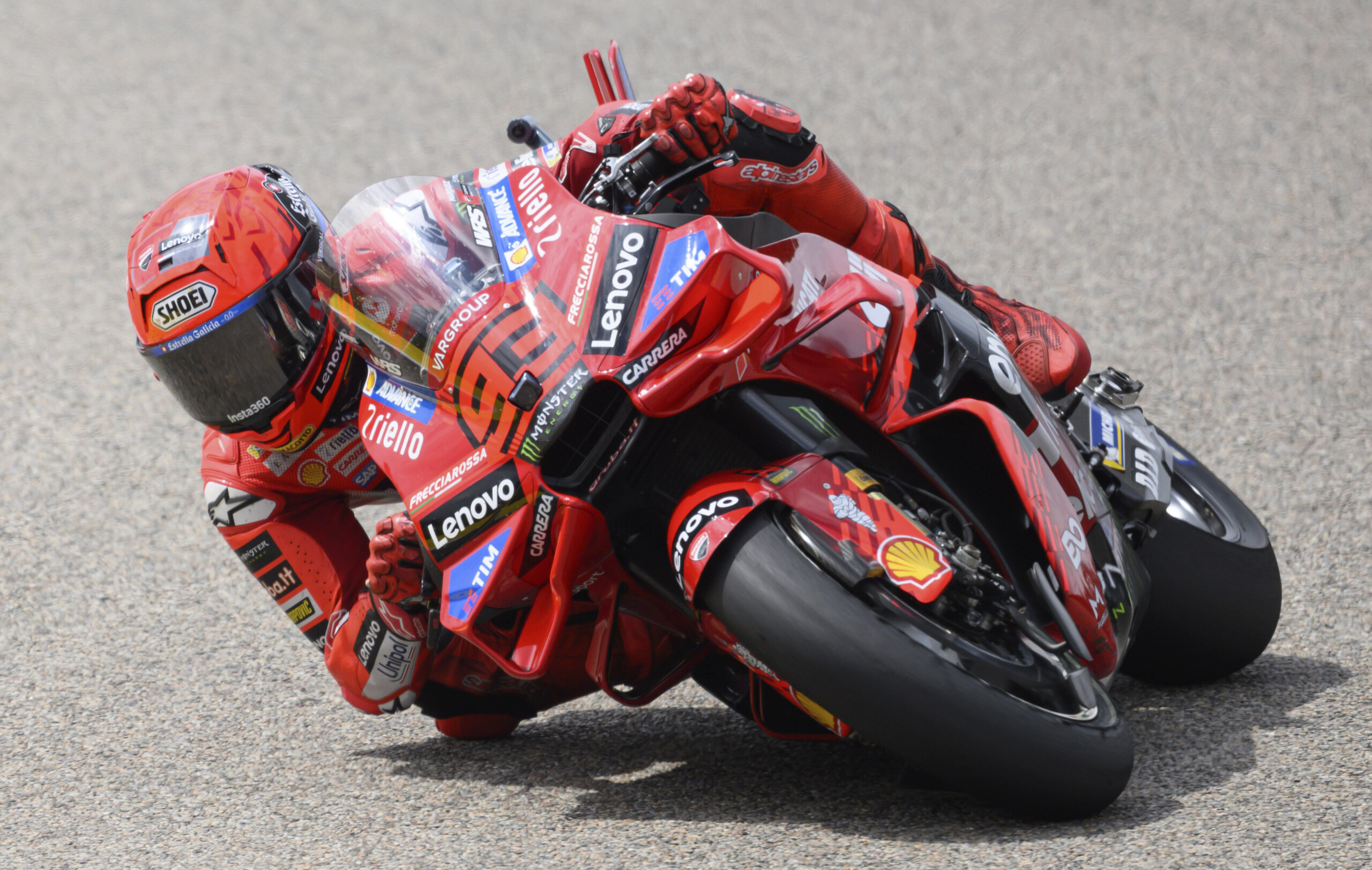 motogp czech republic gp marc marquez wins sprint race podium for acosta and bastianini scaled