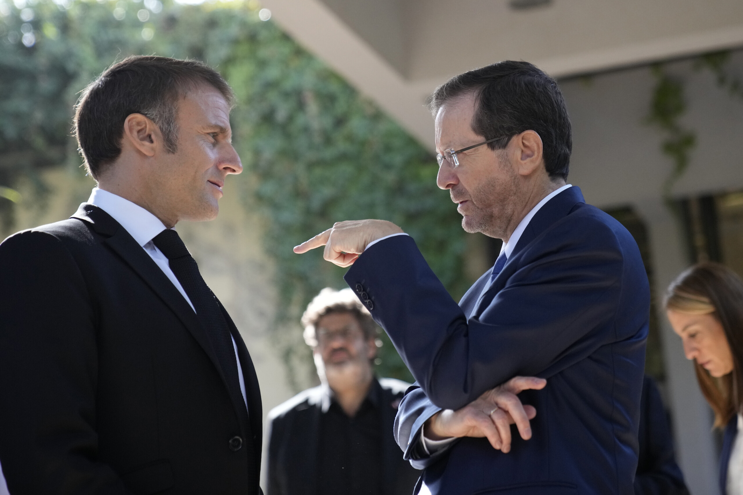middle east herzog french presidents announcement will not promote peace scaled
