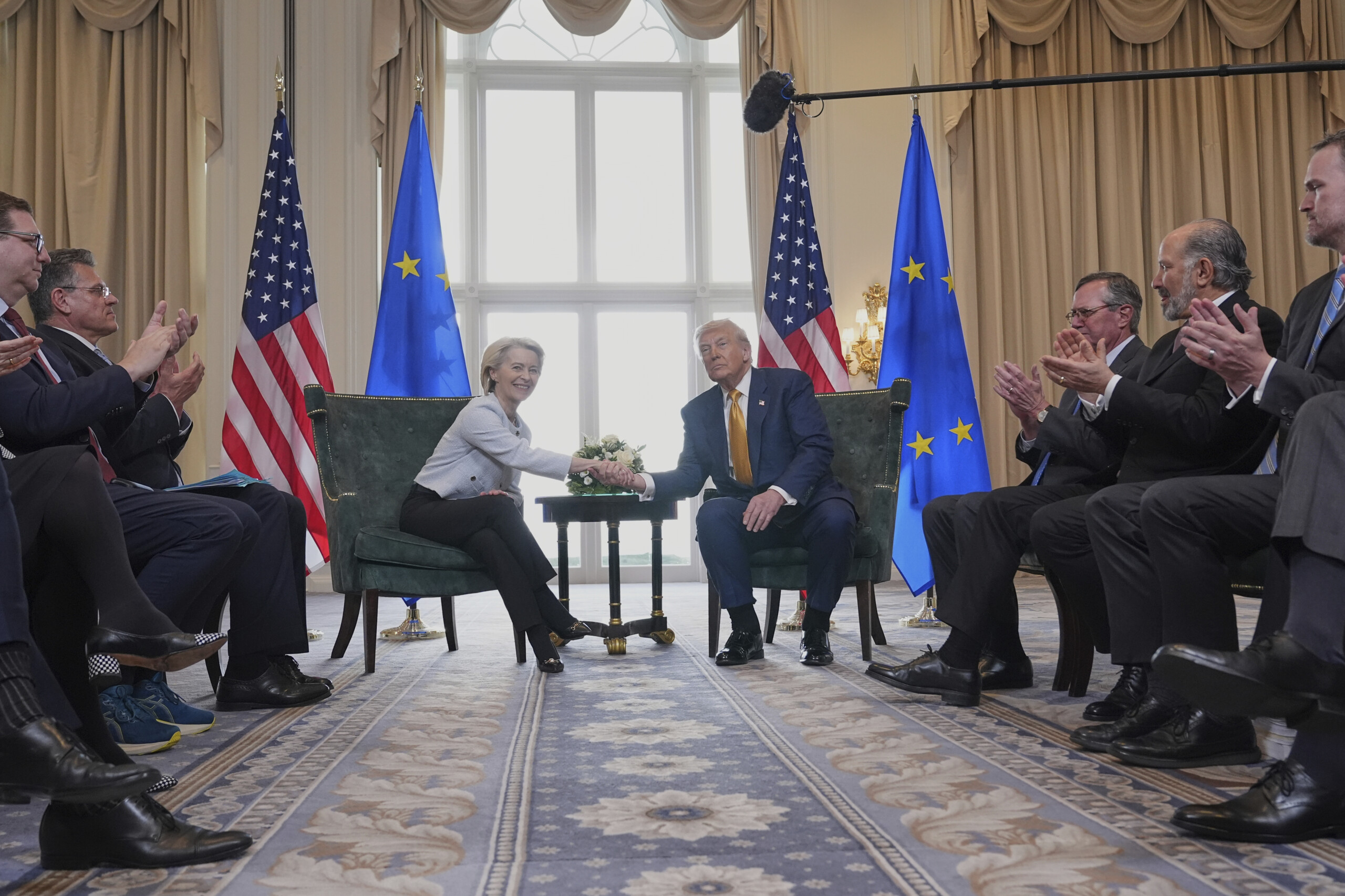 tariffs spokesperson says eu us negotiators working on joint statement scaled