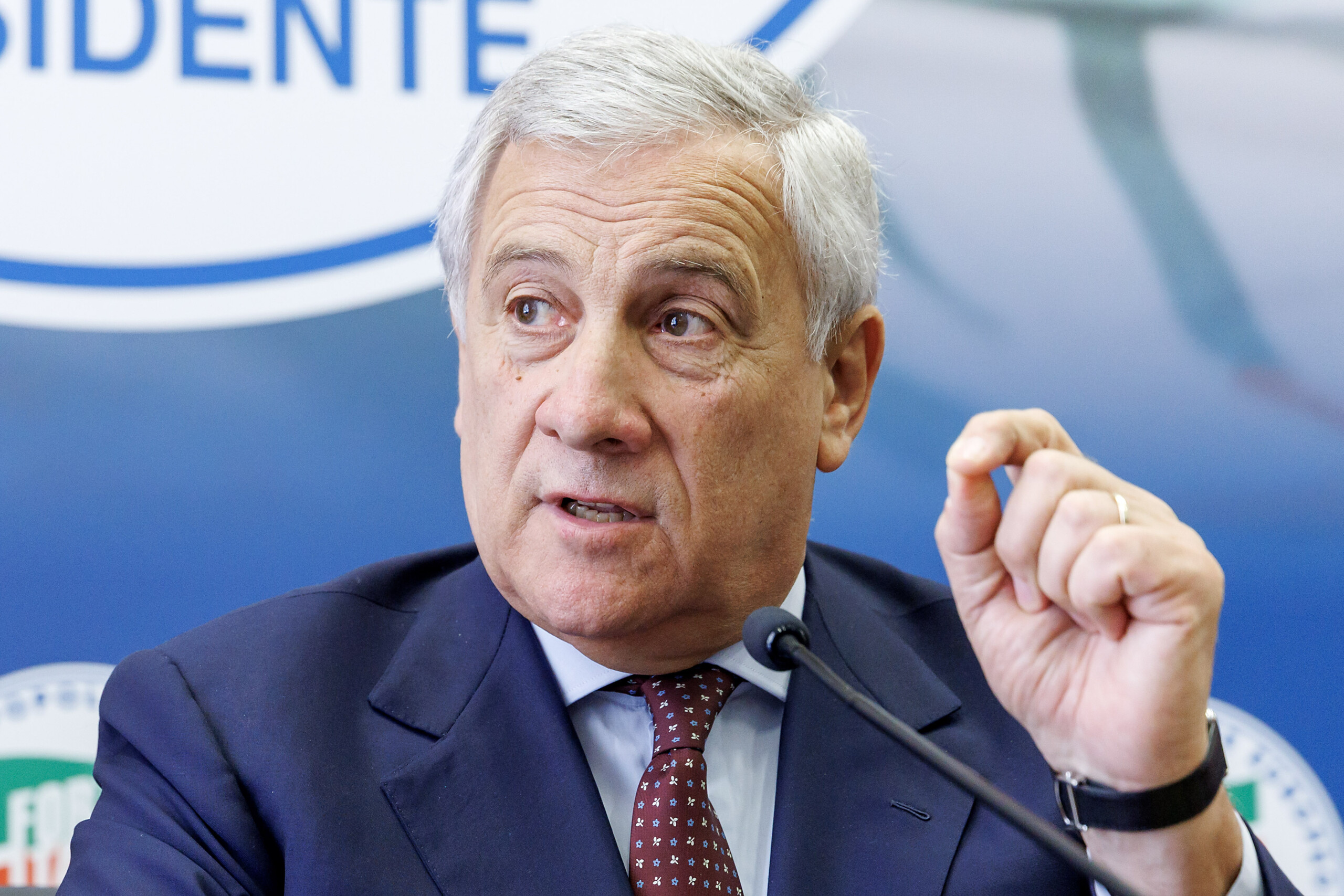 gaza tajani we are in favor of recognizing palestine but there must be a state first scaled