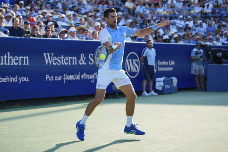 tennis djokovic withdraws from atp cincinnati