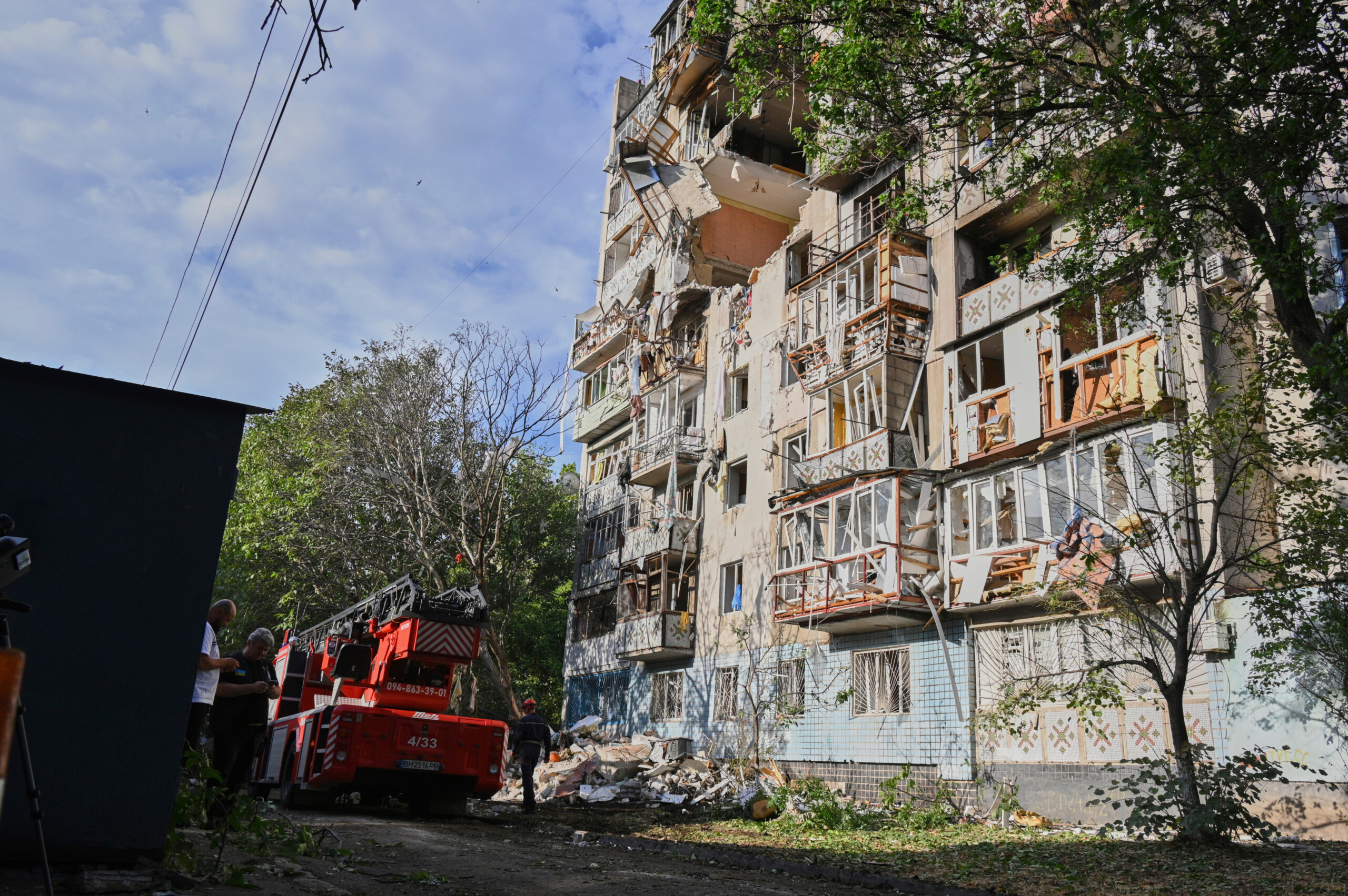 ukraine russian raids on odesa and kyiv overnight scaled