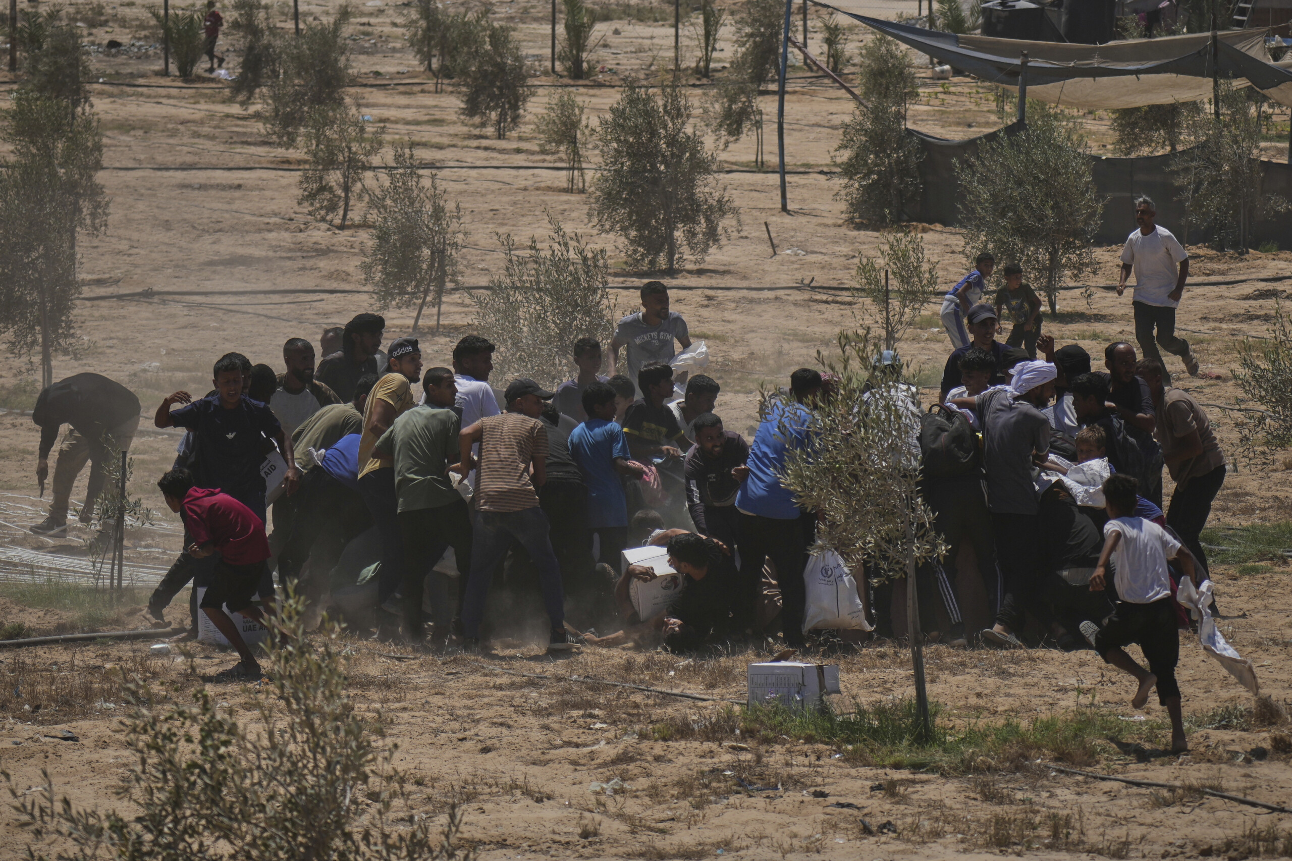 middle east cargo truck stormed and overturned in gaza 20 dead scaled