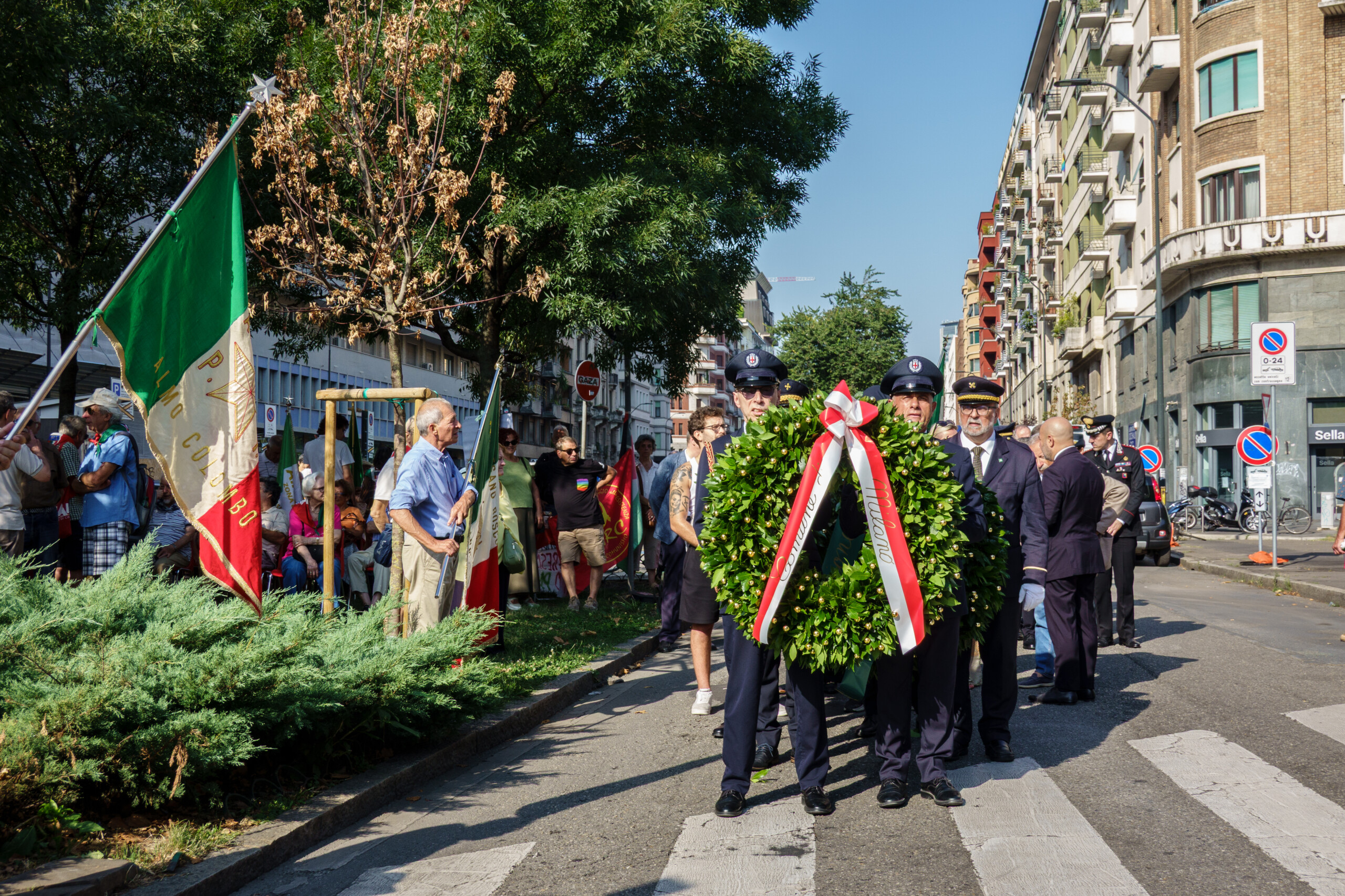 milan in piazzale loreto commemorating the victims of the 1944 massacre scaled