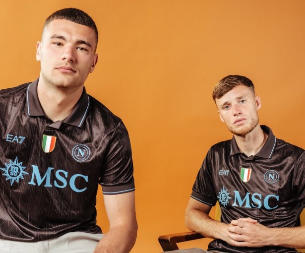 napoli and ea7 present their third kit inspired by coffee