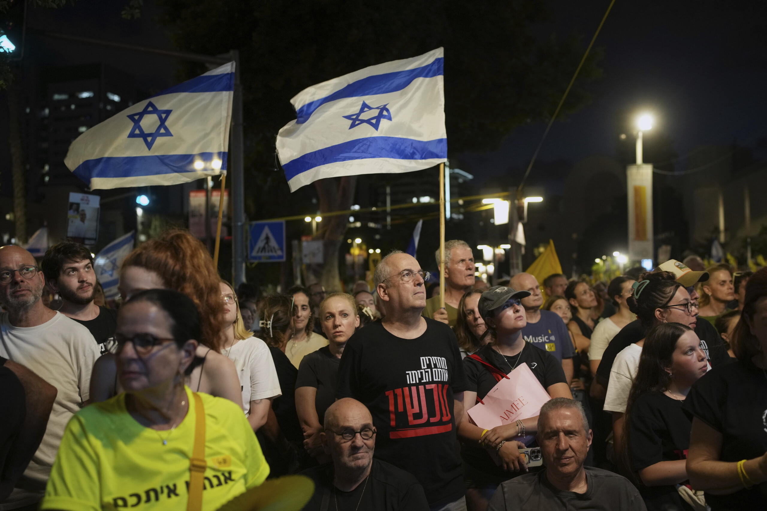 israel families of hostages call for another strike on sunday scaled