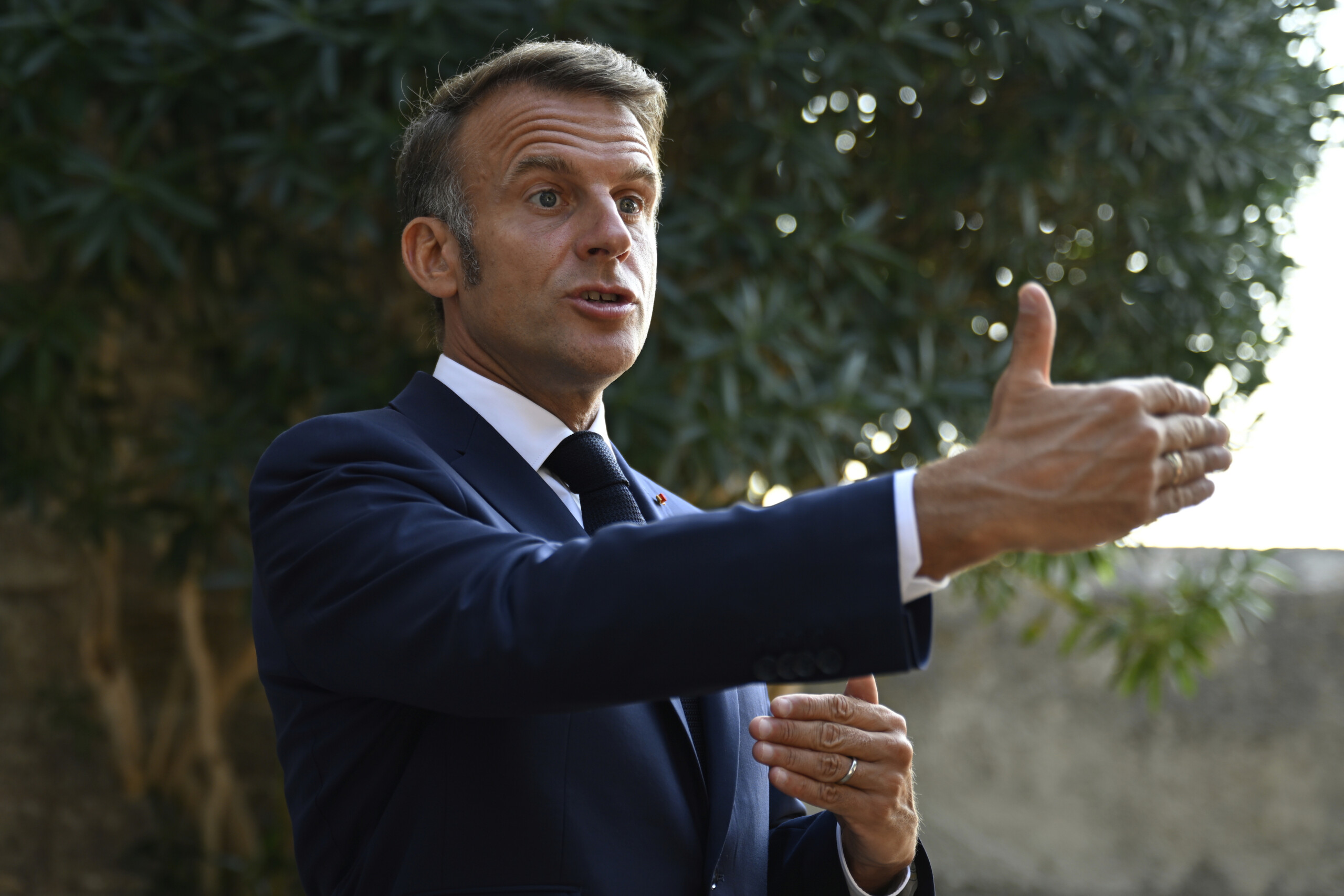 middle east macron israels offensive in gaza leads to permanent war scaled