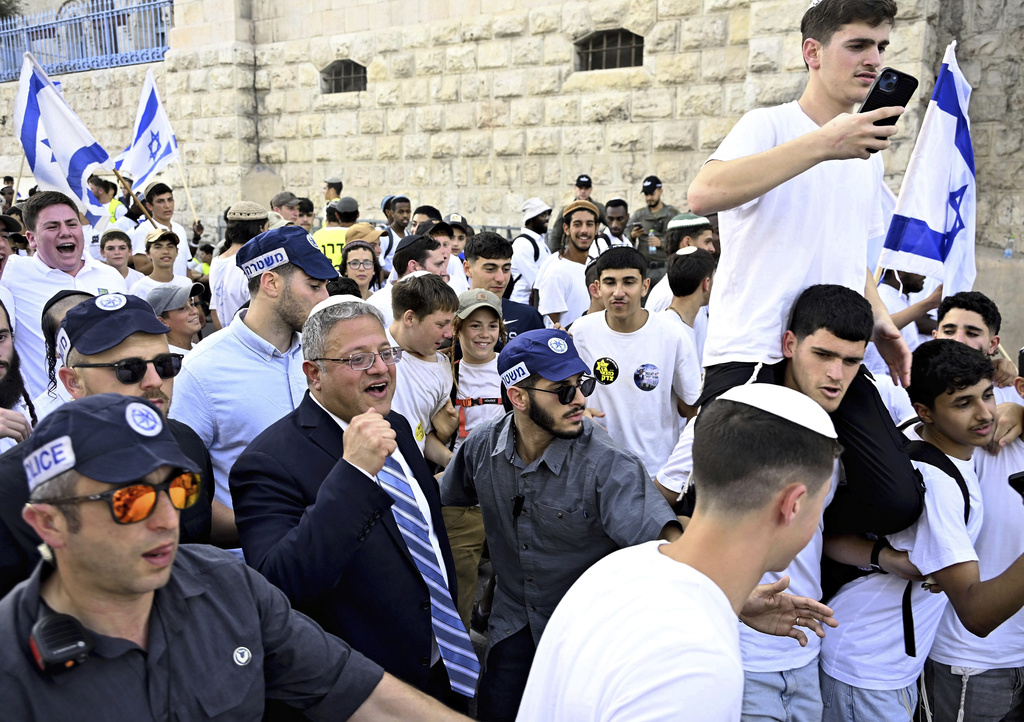 middle east media reports that ben gvir wants to ban street protests in israel