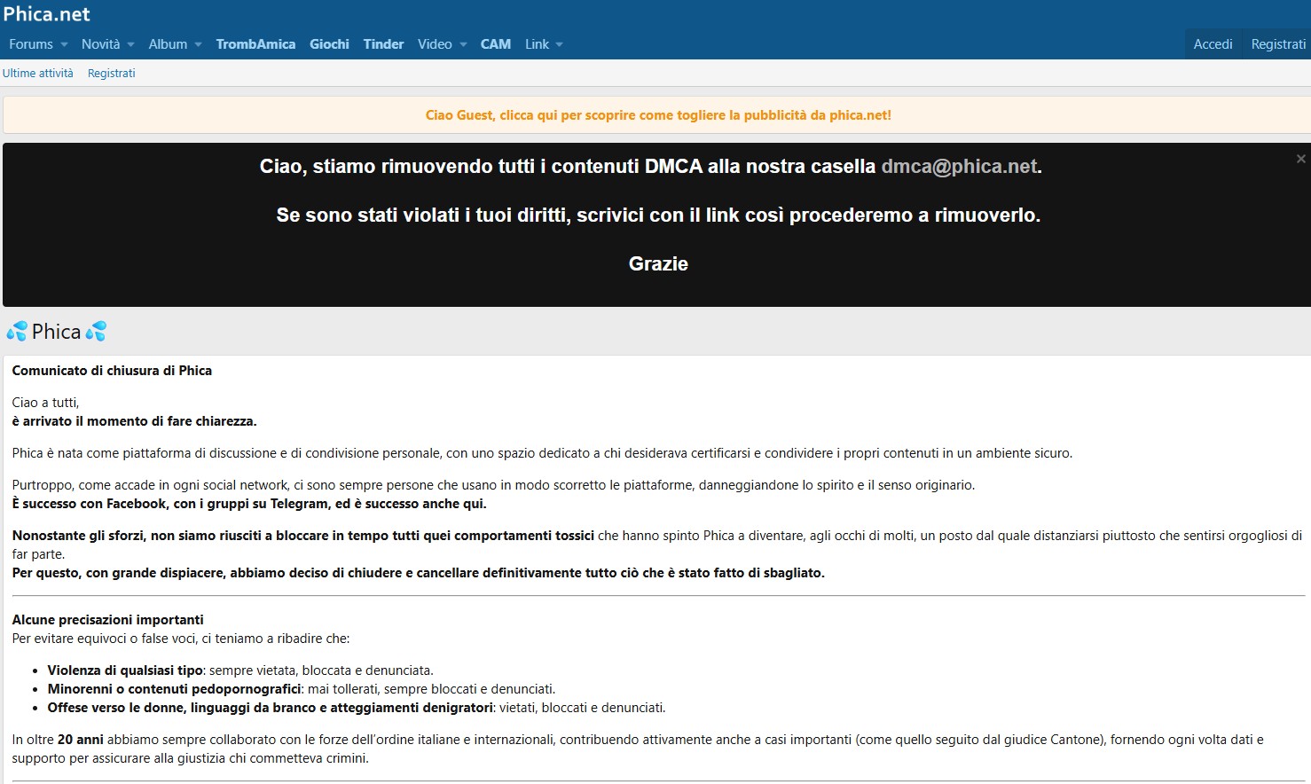 violence against women operators shut down sexist website used improperly