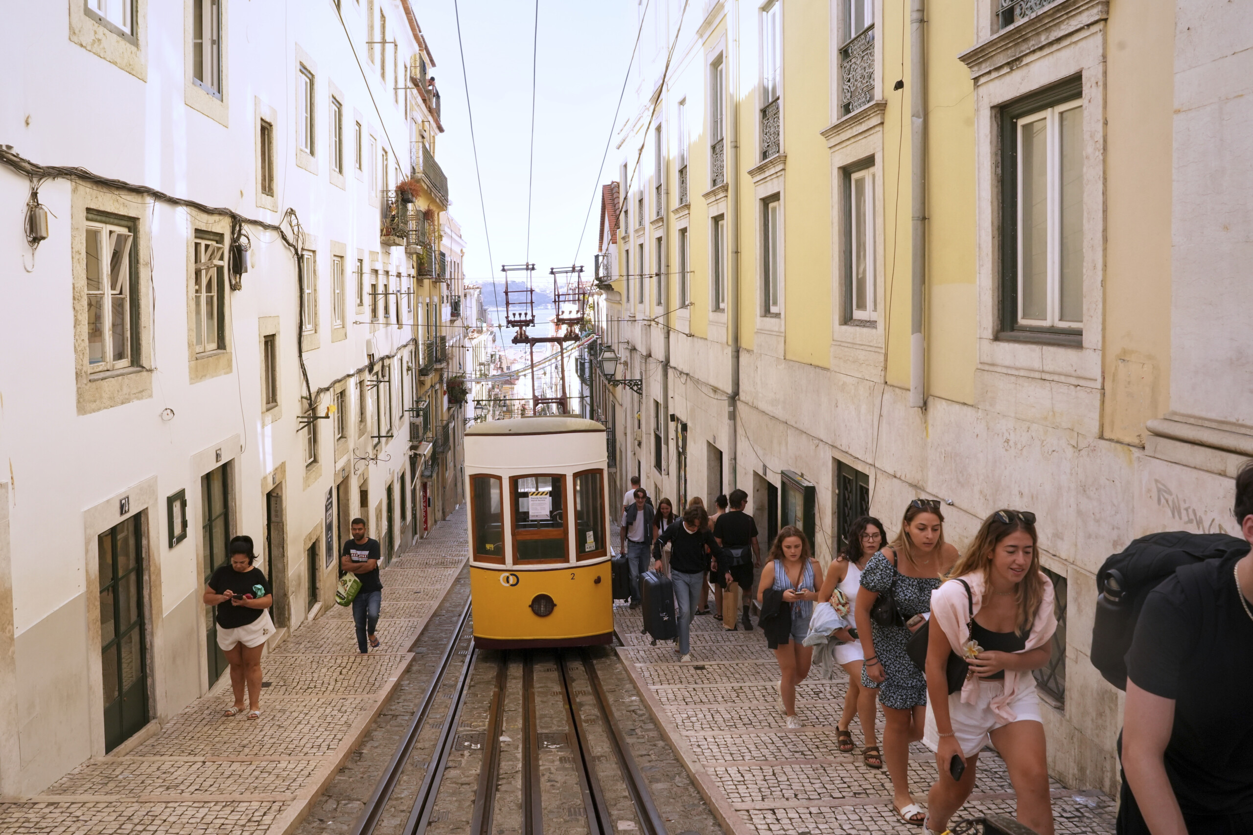 portugal three funicular railways suspended in lisbon after accident scaled