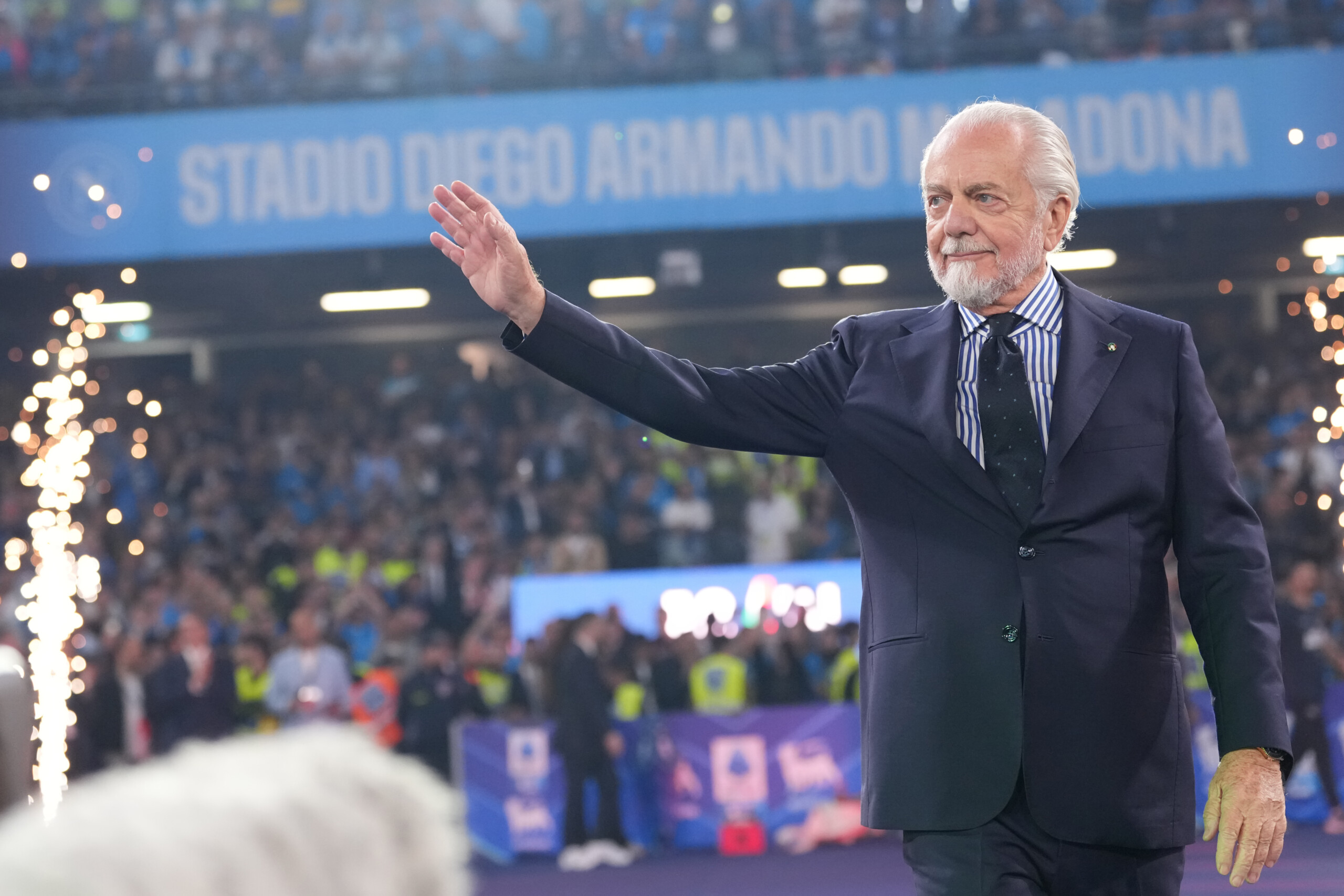 campania regional elections de laurentiis i deny candidacy discussed football with meloni scaled