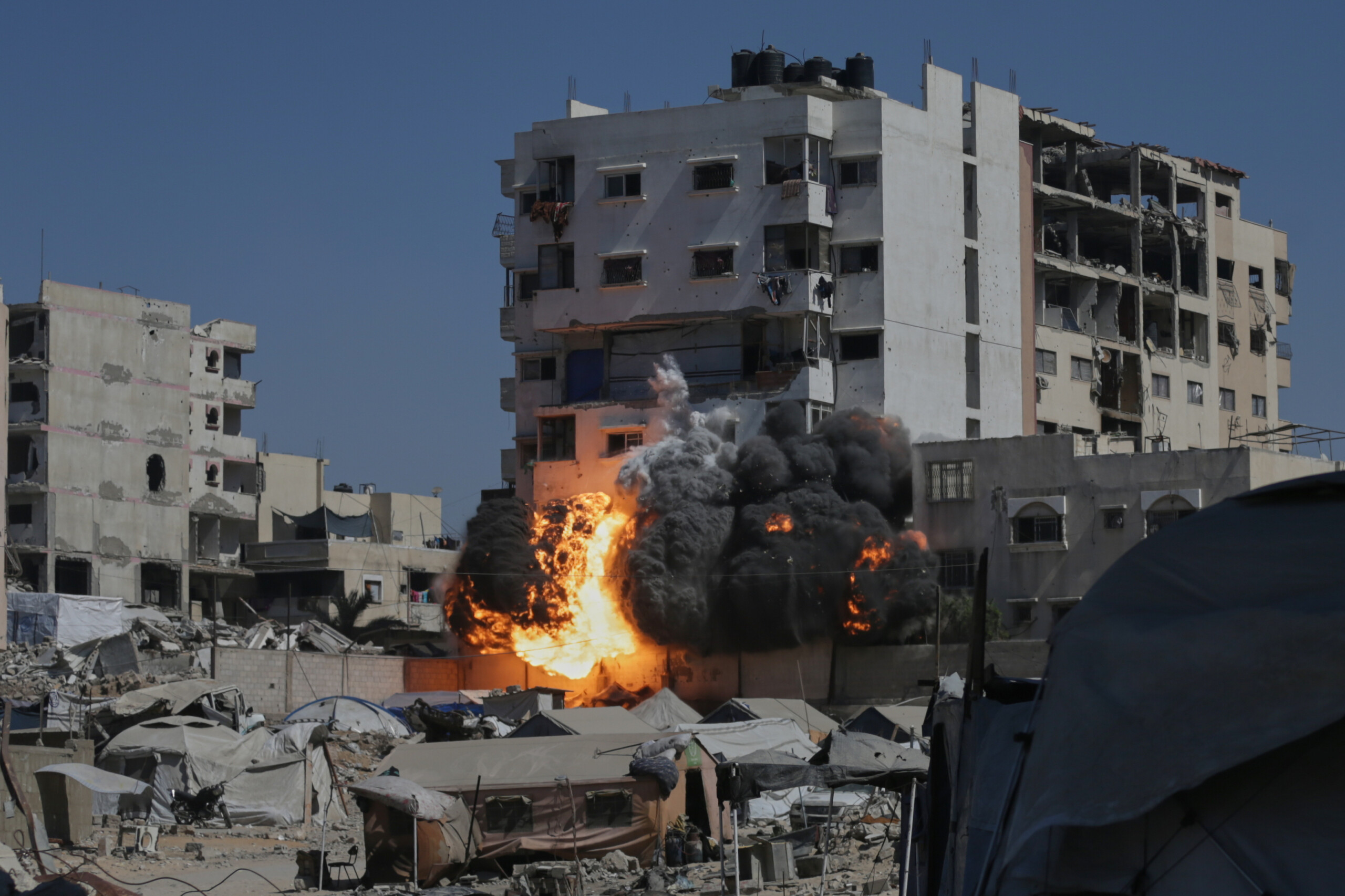 gaza media at least 11 people killed since dawn scaled