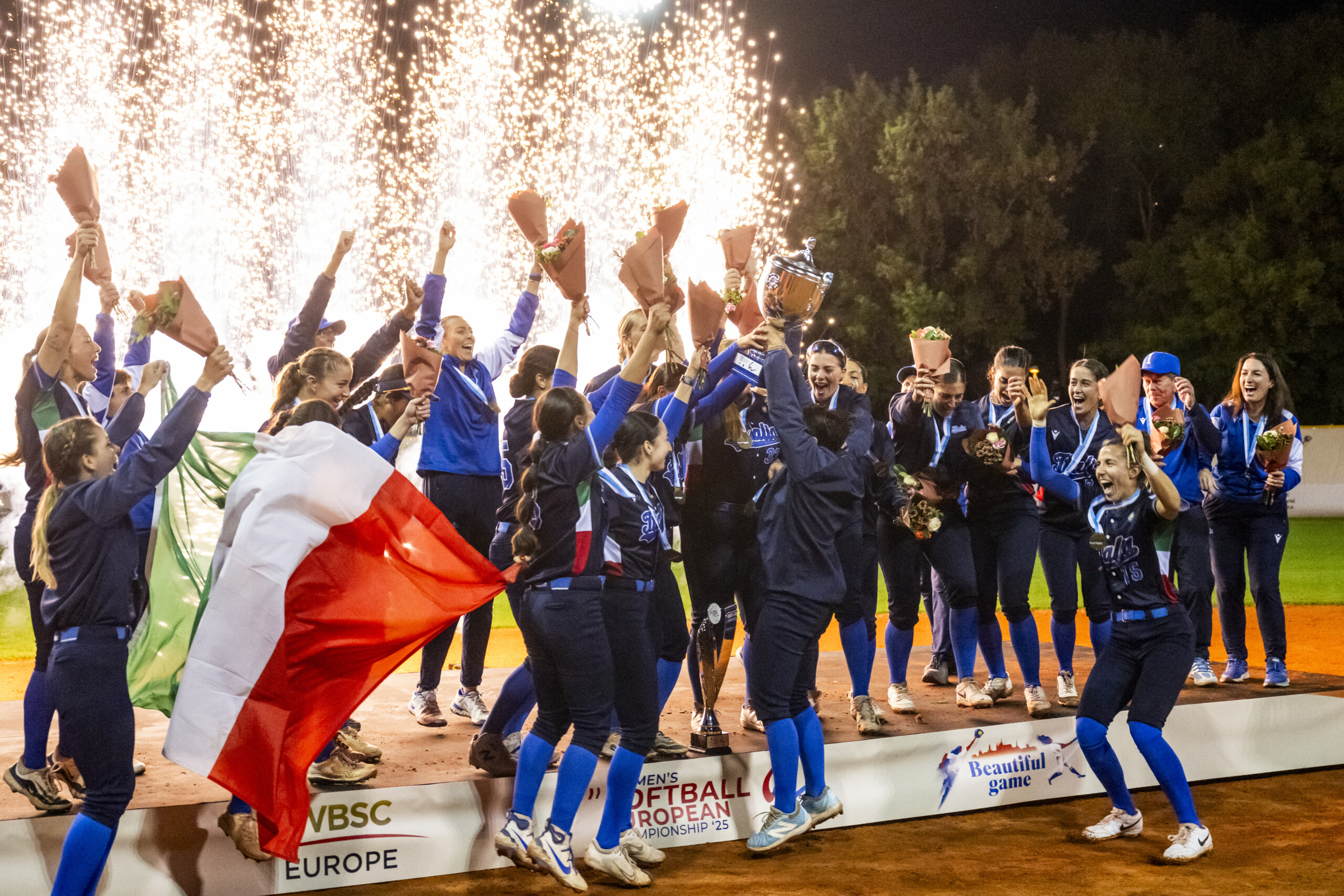 softball italy crowned european champion netherlands defeated in the final scaled