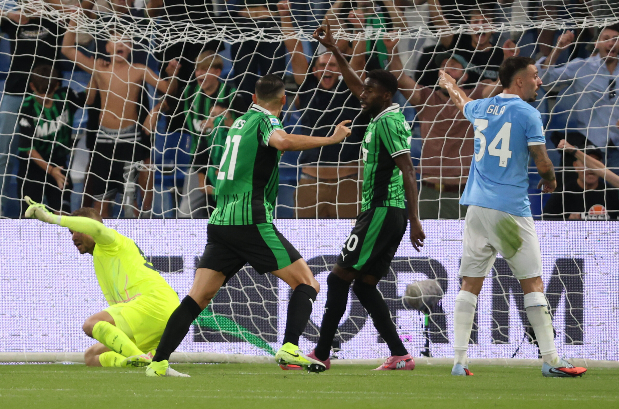 serie a sassuolo lazio 1 0 fadera decides the match scaled