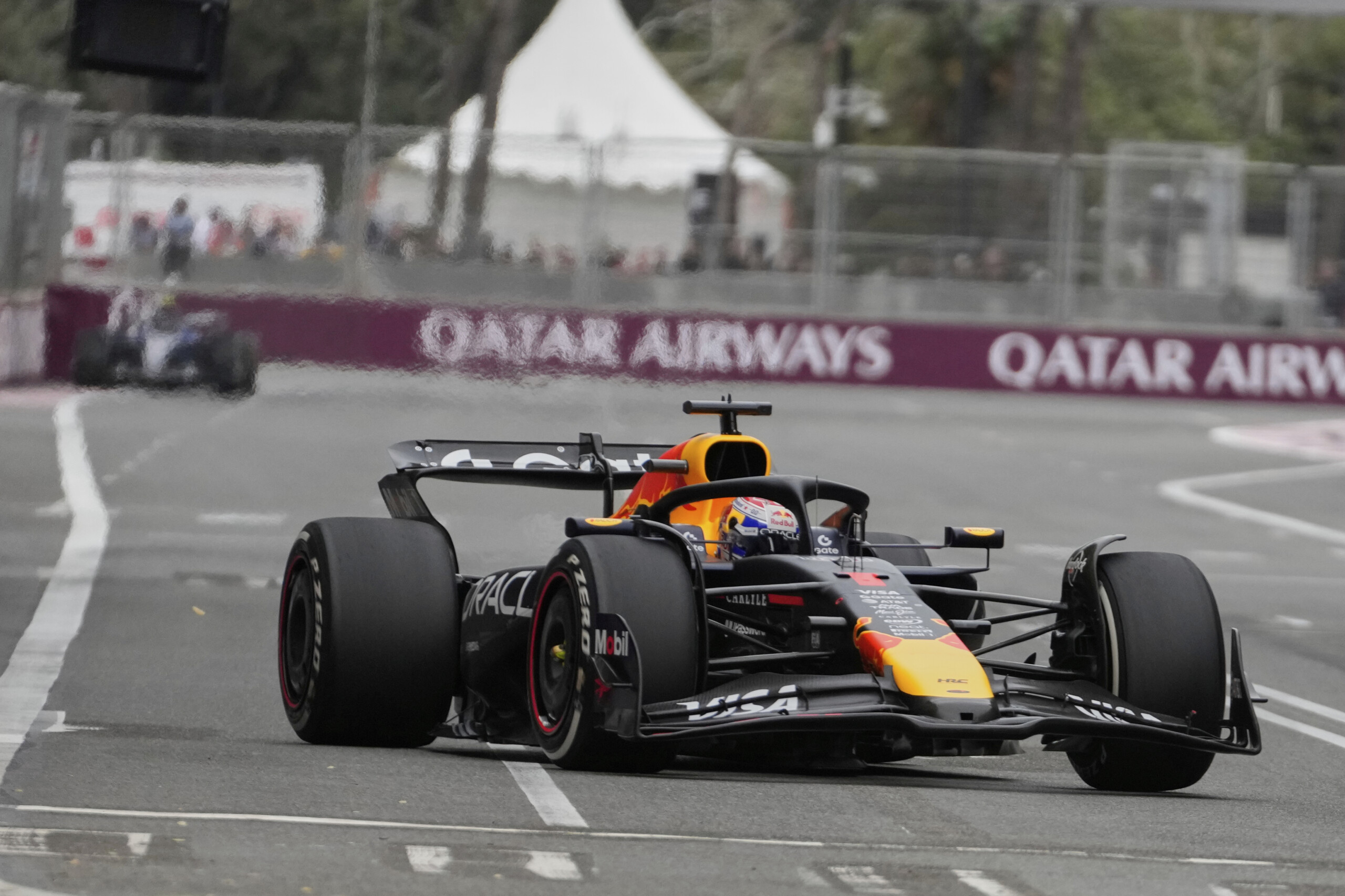 f1 azerbaijan gp verstappen wins russell and sainz on the podium scaled