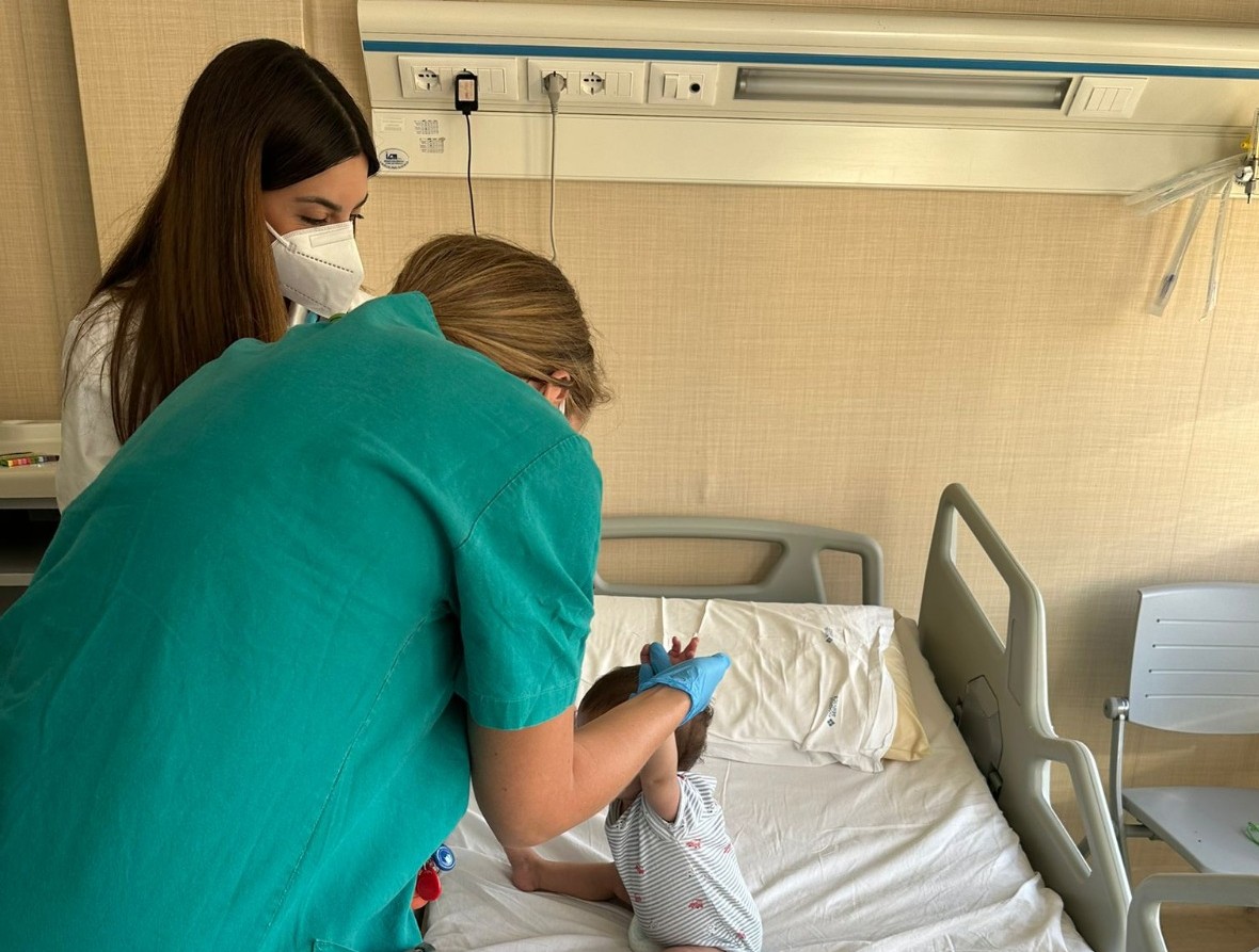 Gaza, one-year-old child at Santobono Hospital in Naples 1 gaza one year old child at santobono hospital in naples